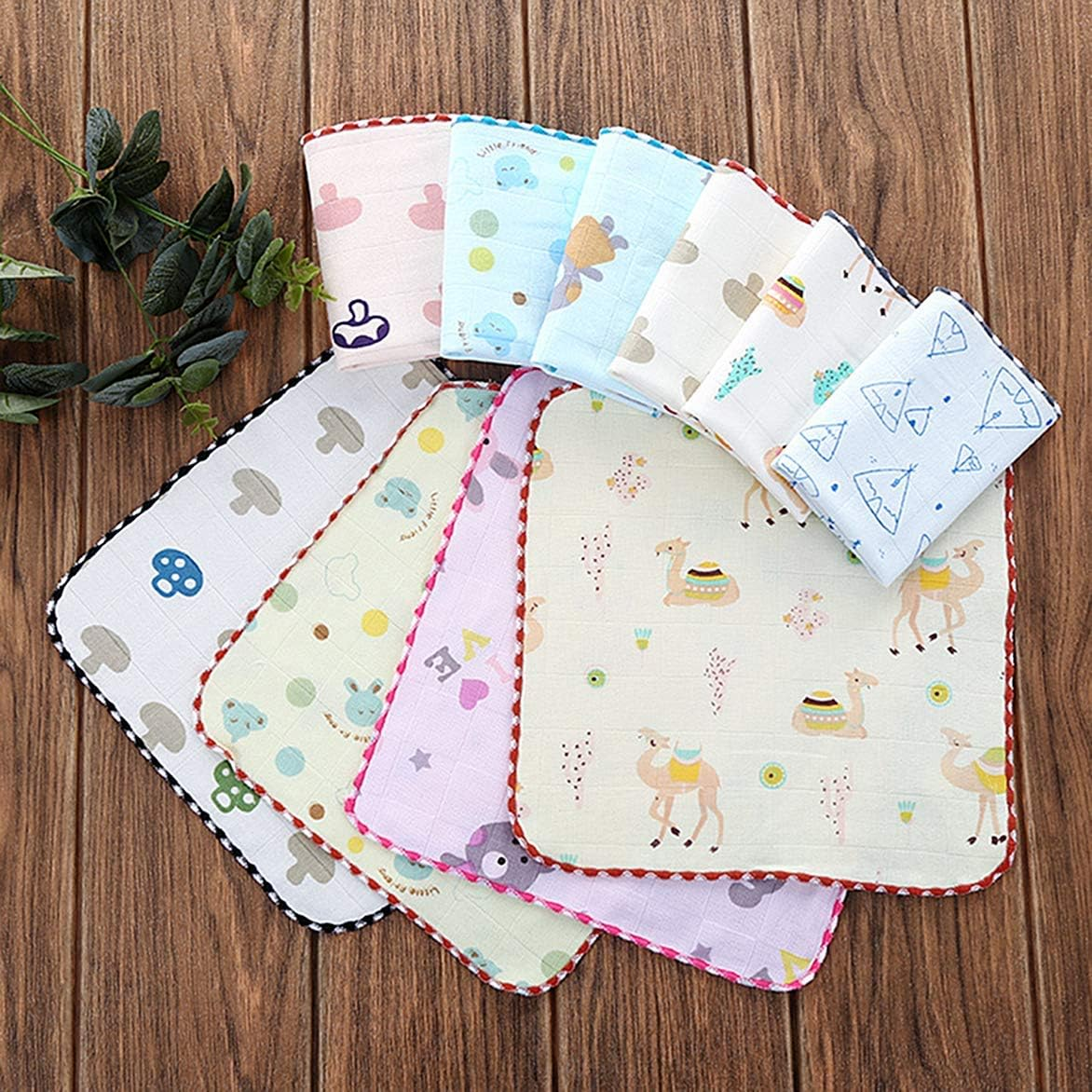 Supermarche Cotton Elegance 12-Pack Luxe Women'S Handkerchiefs, Multi-Colored Face Towels for a Touch of Luxury and Comfort.(Pack of 12), Multivolour, 25 image number 5