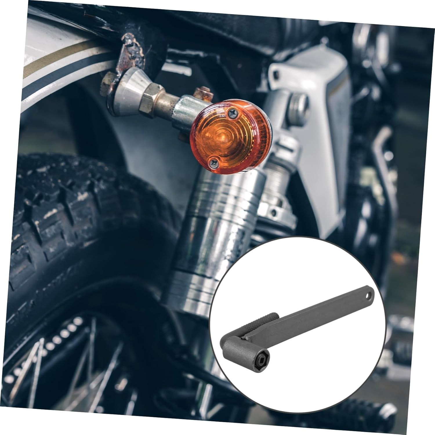 PAMINGONO Motorcycle Engine Valve Screw Tool Wrench for Easy Adjustment Compatible Various Models Essential Maintenance Equipment for Motorcycle Enthusiasts Engine Performance image number 6