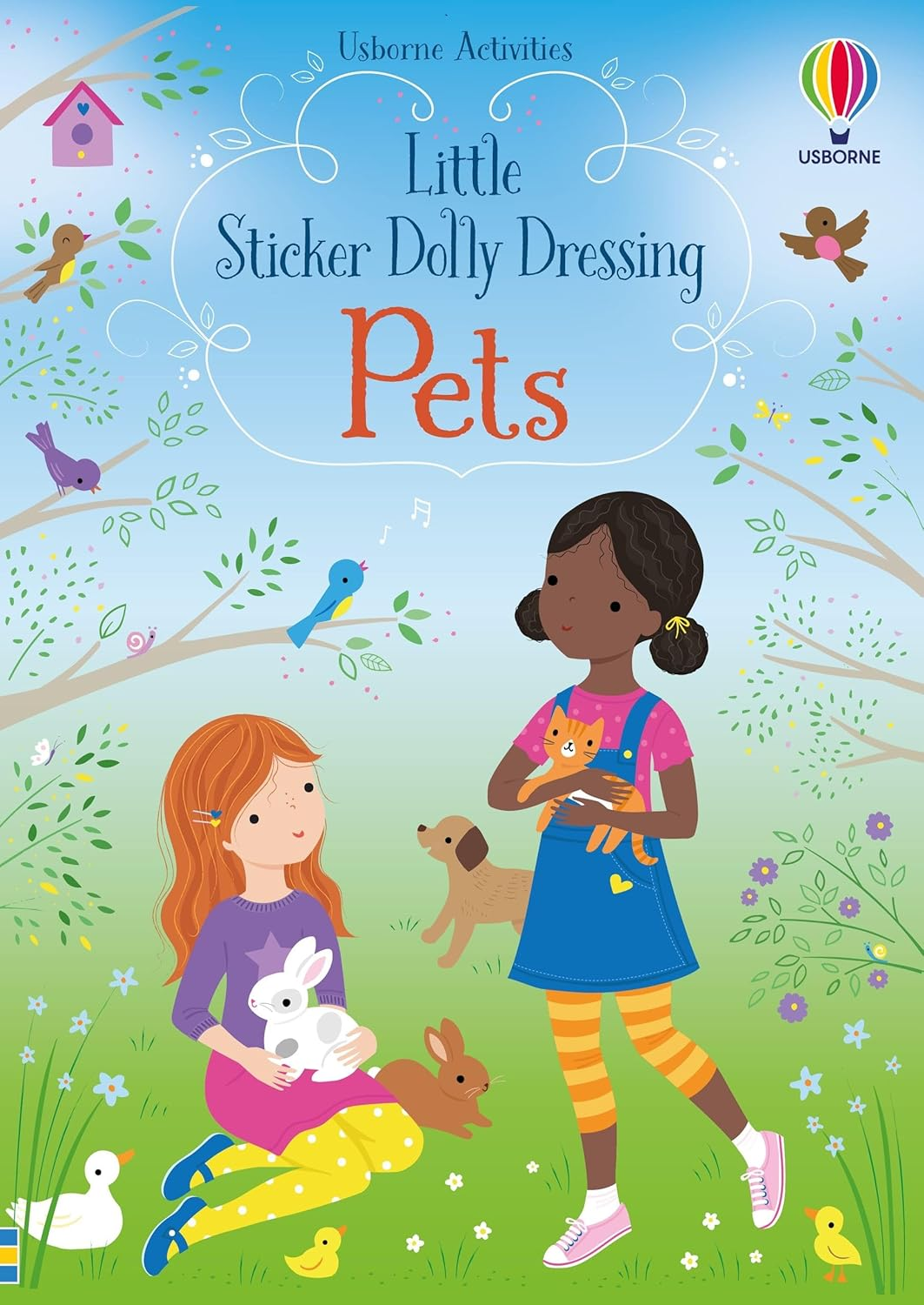 Usborne Little Dolly Dressing Pets Sticker Book