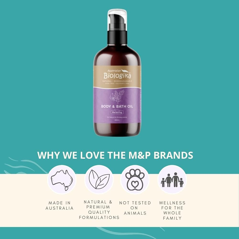 Biologika Relaxing Body and Bath Oil 200Ml image number 1