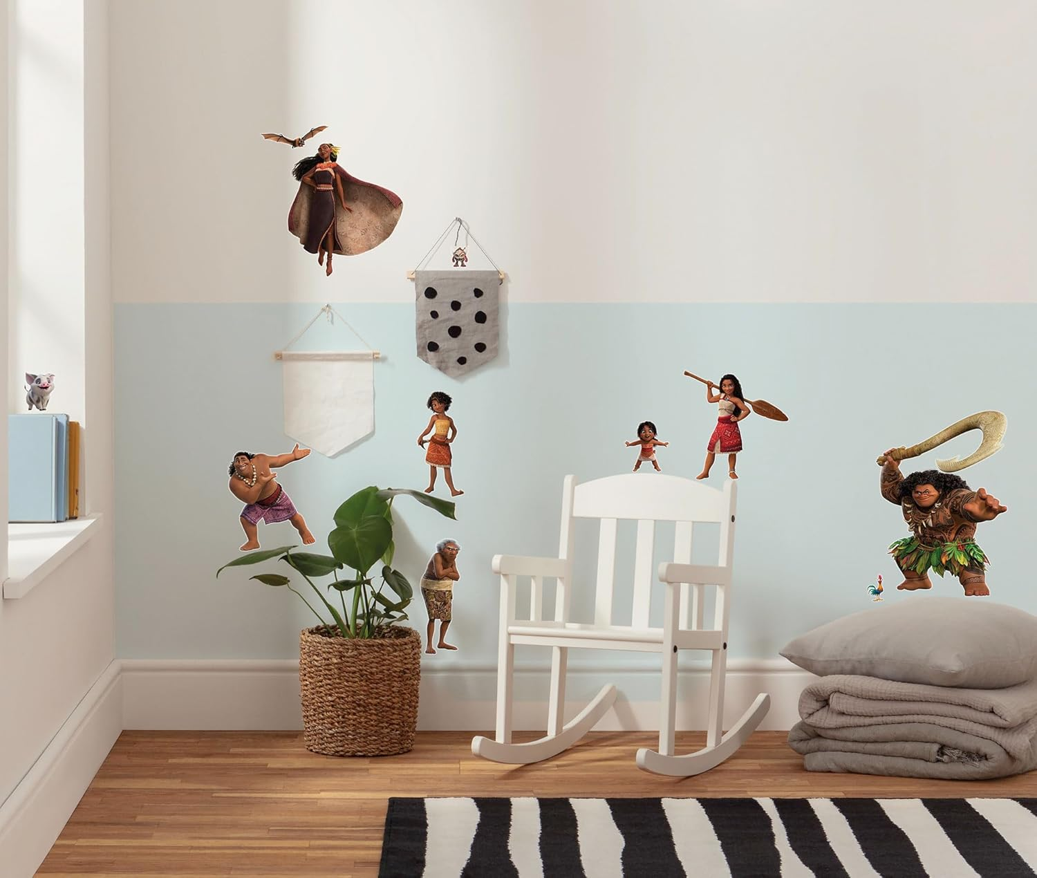 Komar Wall Sticker - Disney Moana 2 Family - Size 50 X 70 Cm - Wall Sticker for Children'S Room Wall Decoration Viana Colourful image number 2