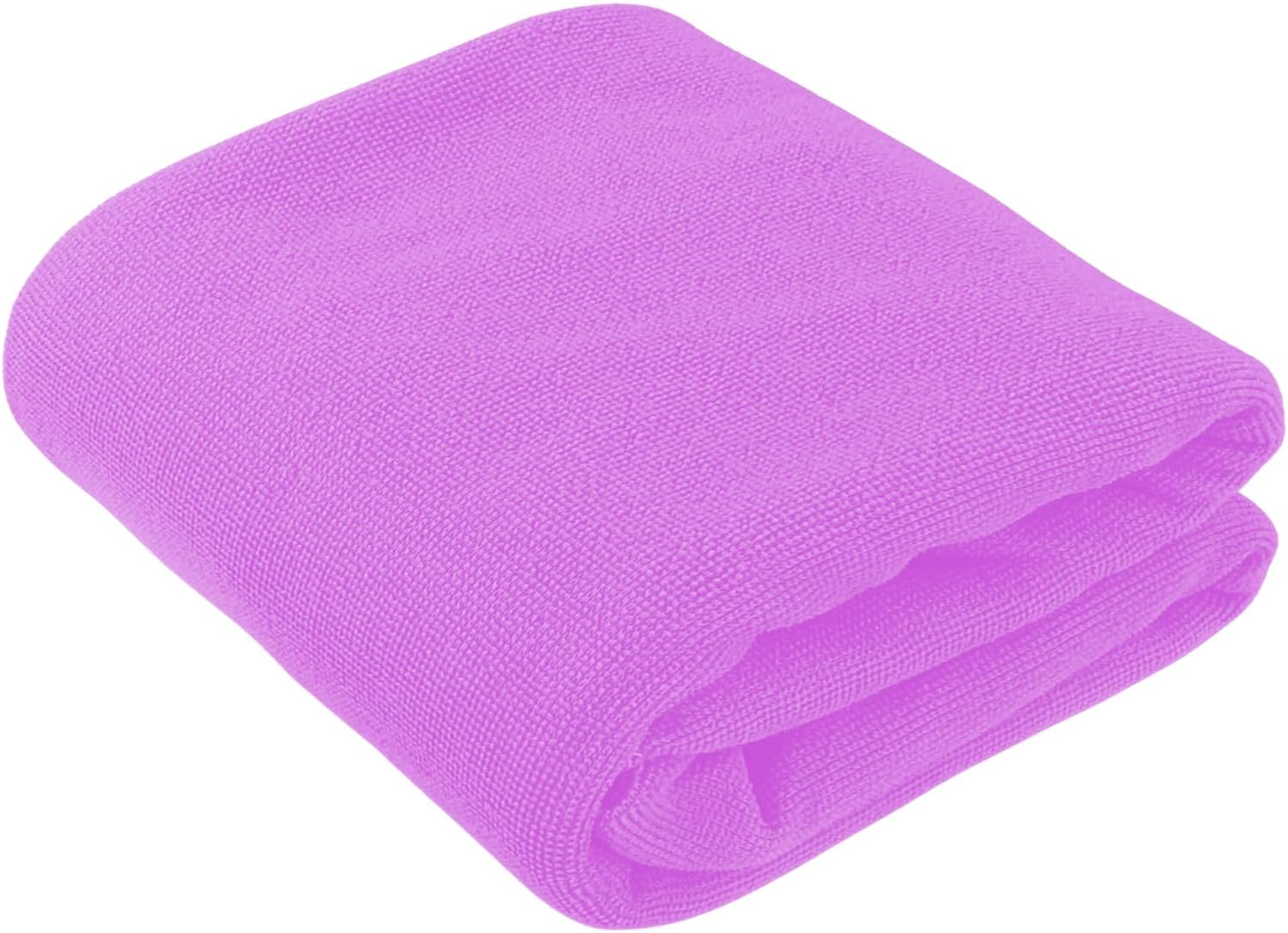 EZONEDEAL 1Pcs Microfiber Bath Towel, Travel Towel, Camping Towel, Gym Towel, Backpacking Towel, Hiking Towel, Travel Fast Drying Super Absorbent (140 X 70Cm) (Purple) image number 6