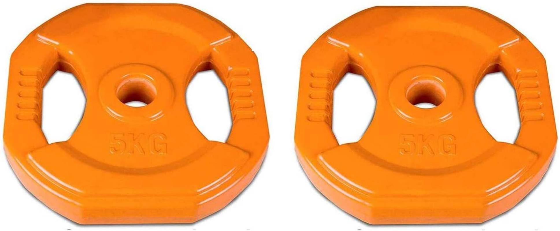 HCE Hex Barbell Weights - Crossfit Barbell Pump Set - Bench Press Barbell Coloured Plates for Power Weightlifting, Full Body Building Workout Gym Training Equipment