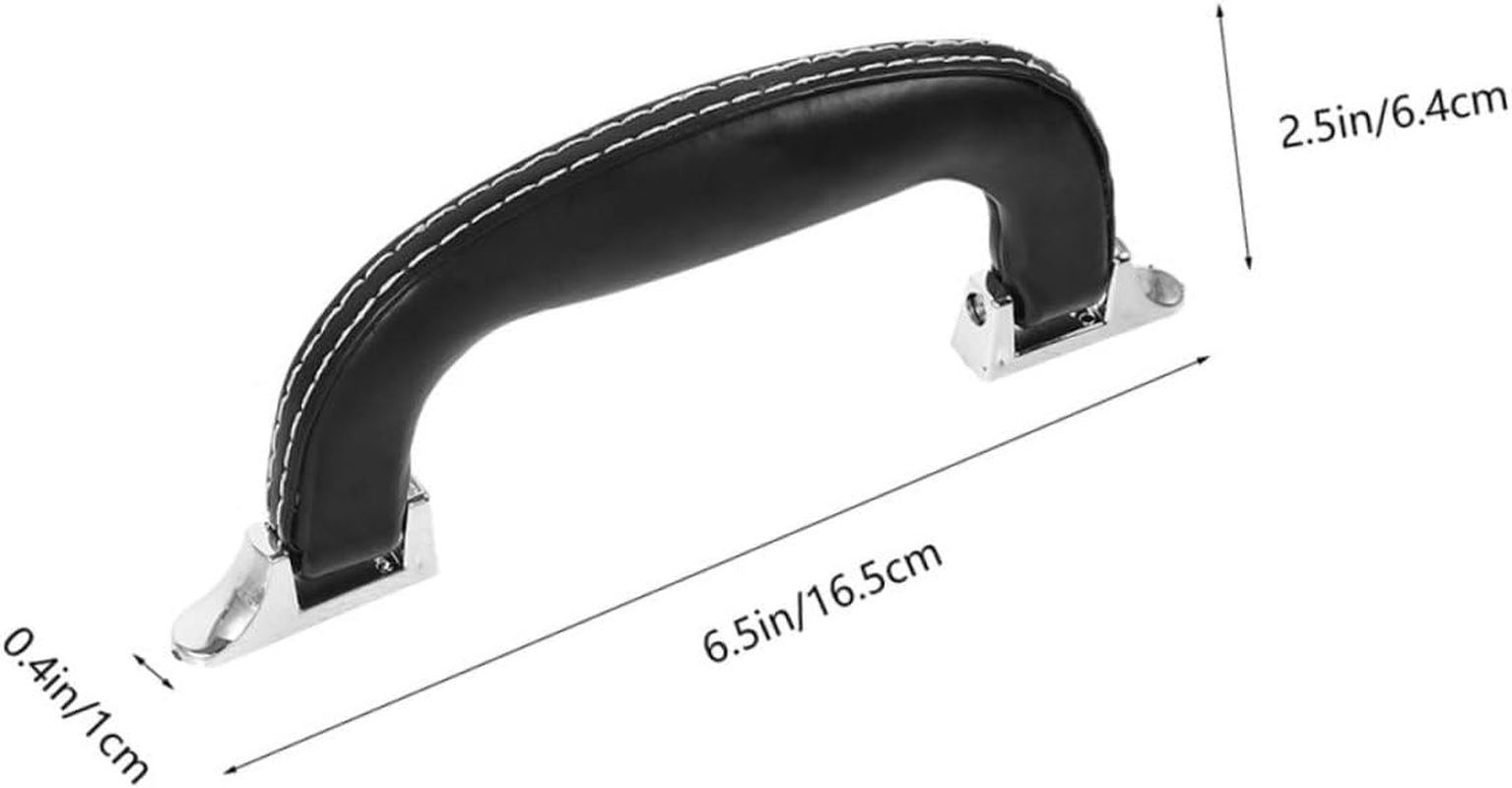 Yardenfun 2Pcs Replacement Luggage Handles for Suitcases and Travel Bags Plastic and Artificial Leather Grip Handbag and Guitar Case Handle Replacement Comfortable and Versatile image number 3
