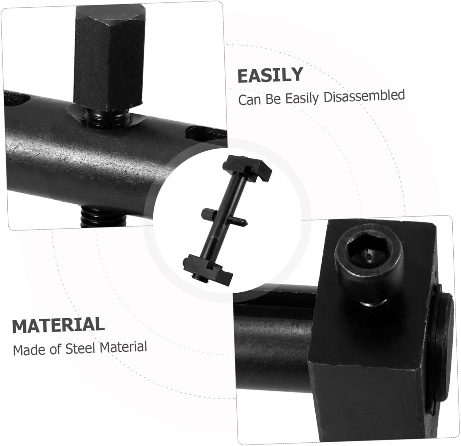 OSOLADY Crankshaft Pulley Removal Tool with Pulley Puller Anti-Slip Precision Engineering Gear for Automotive Timing Belt Maintenance and Engine Repair image number 2