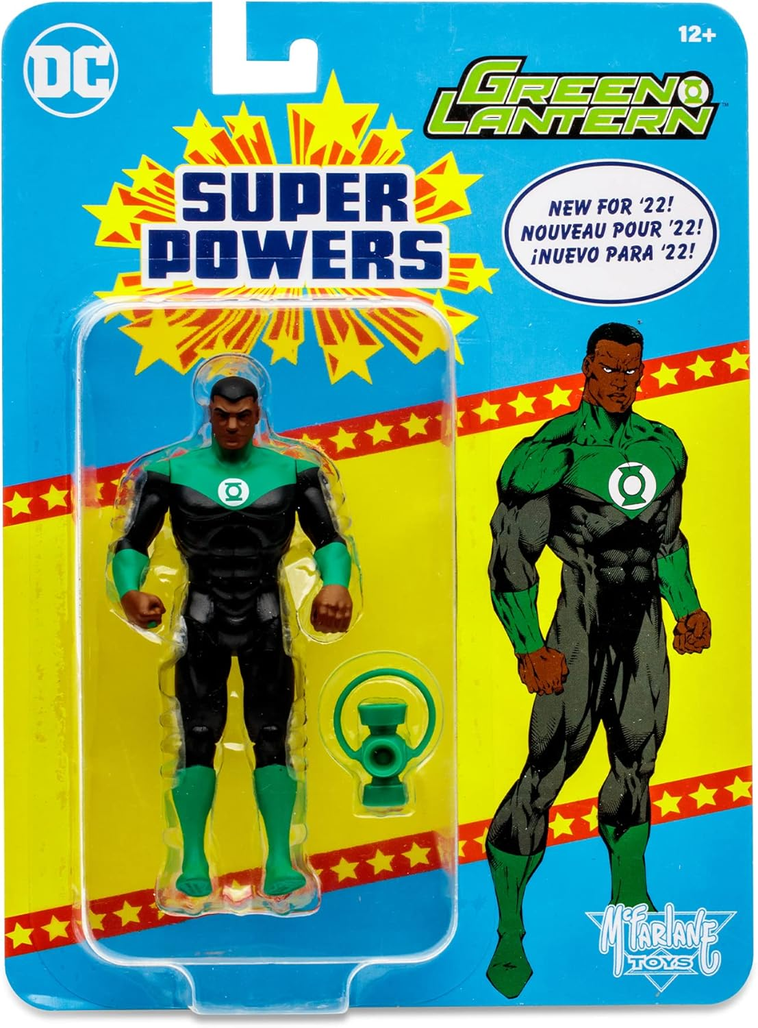 Mcfarlane Toys DC Direct Super Powers Green Lantern John Stewart Action Figure, 5-Inch Size image number 2
