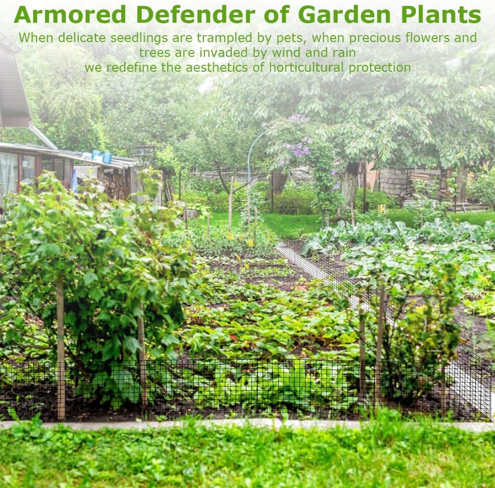 15Pcs round Plant Protector from Animals,Metal Wire Botany Protective Cover,Outdoor Gardening Supplies, Garden Plant Protection Net,For Keeping Bunnies Chicken Squirrels Birds Other Out