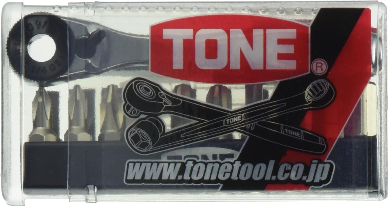 (Amazon.Co.Jp Exclusive) Tone Bit Ratchet Set, BRS20C, Bit Insert, 0.25 Inches (6.35 Mm) (1/4 Inch), Clear, 23 Pieces