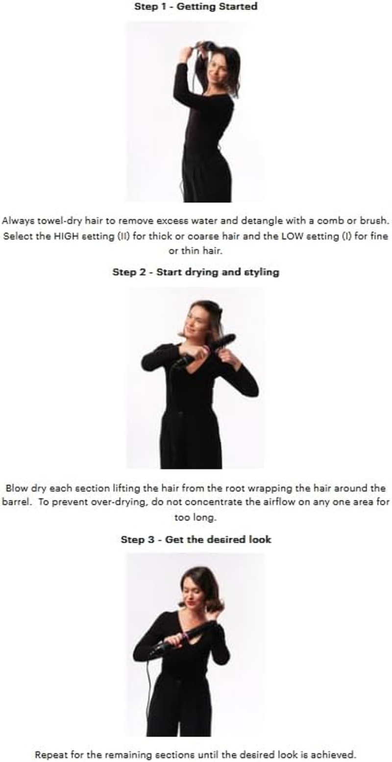 Revlon One Step Volumiser Blowout Brush and Root Booster, Black image number 2