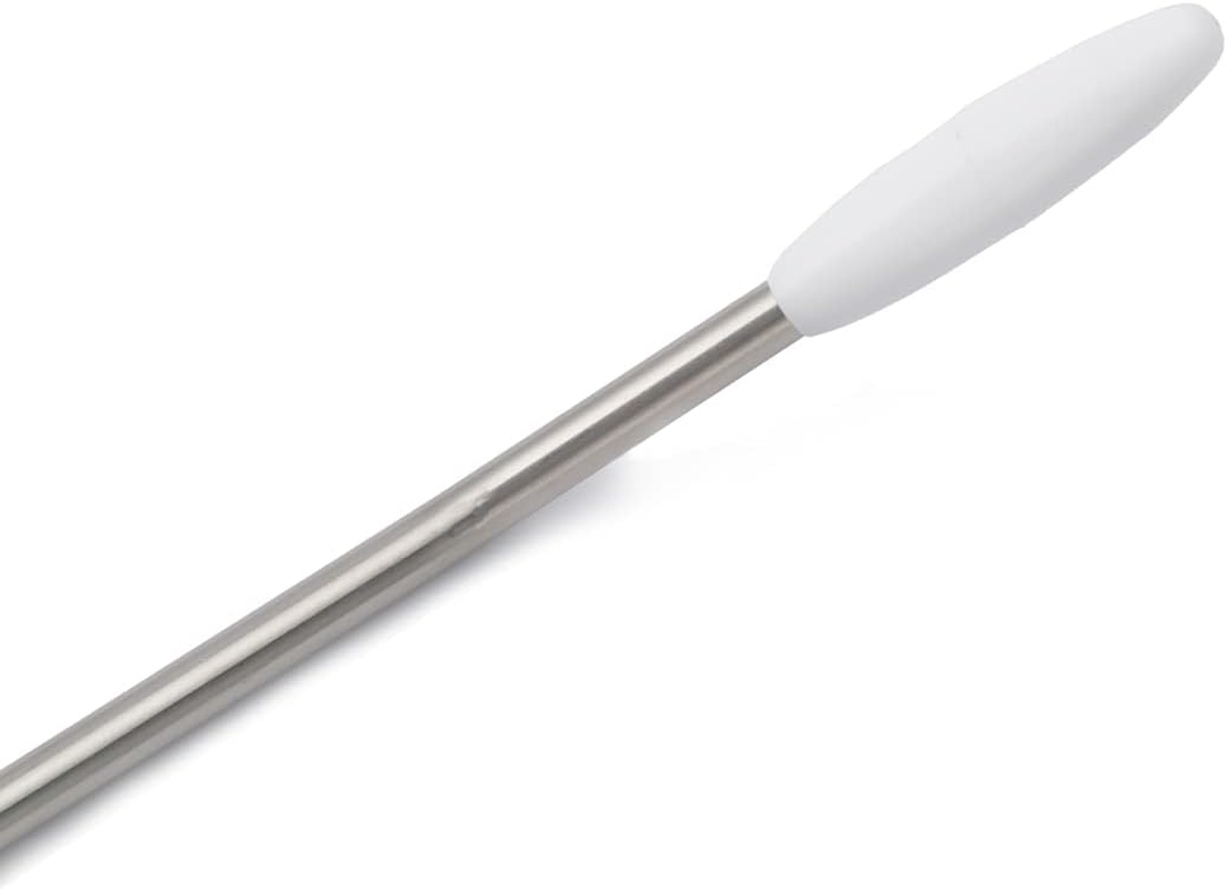 Musiclily Ultra 5Mm Push-In Style Full Solid Stainless Steel Tremolo Arm Whammy Bar Vibrato Arm for Korea Made Wilkinson Tremolo Bridge, Original Color with White Tip image number 2