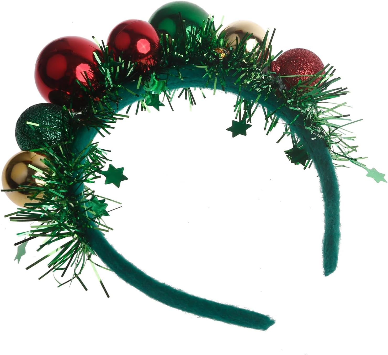 Bestvisse Festive Hair Band Colorful Balls Funny Christmas Headpiece New Year'S Eve Party Decorations Headband image number 6