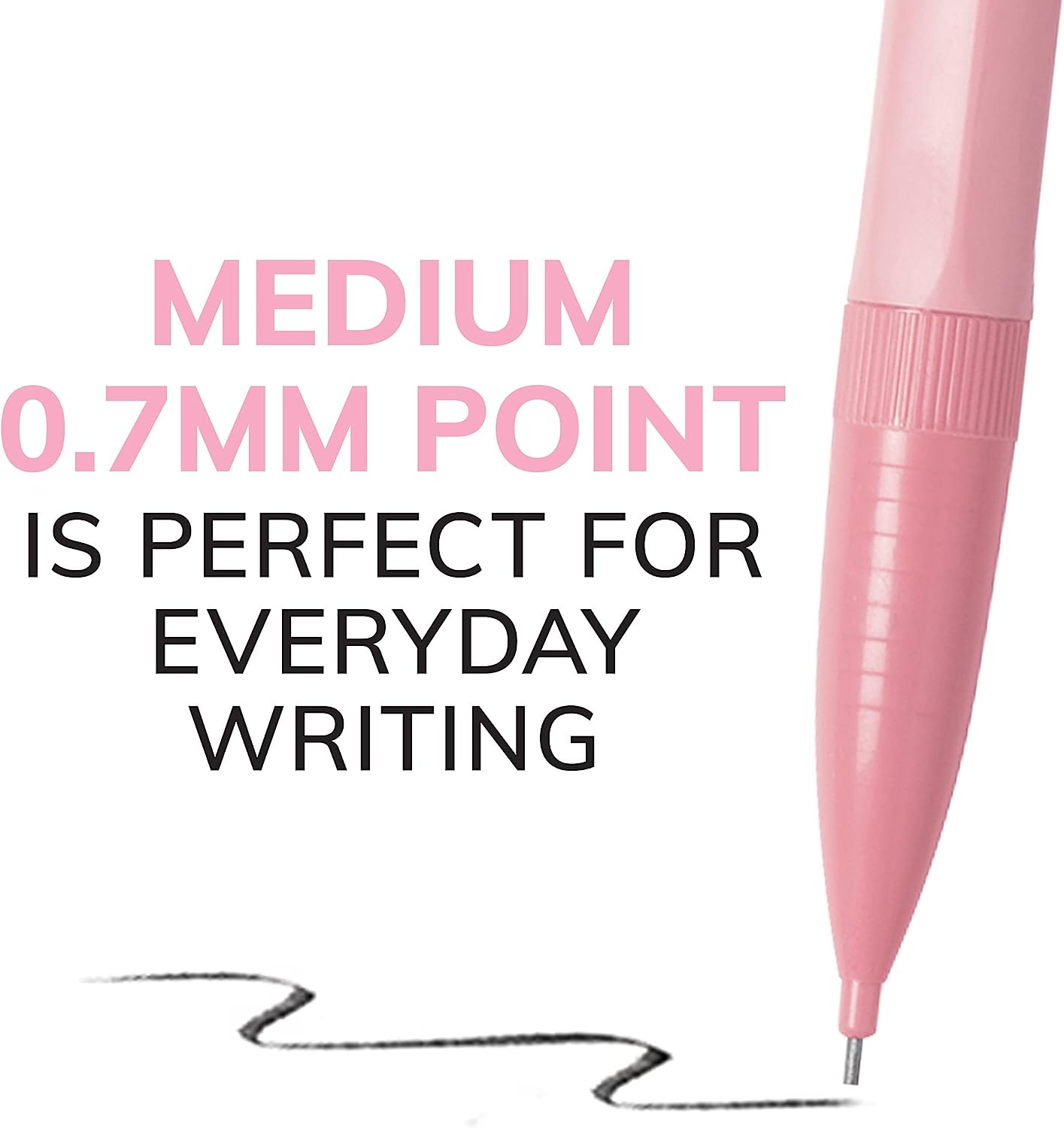 BIC Xtra Smooth Mechanical Pencils (MPNP24-BLK), Medium Point (0.7Mm), Fun Pastel Color Pencils, Back to School, 24 Count