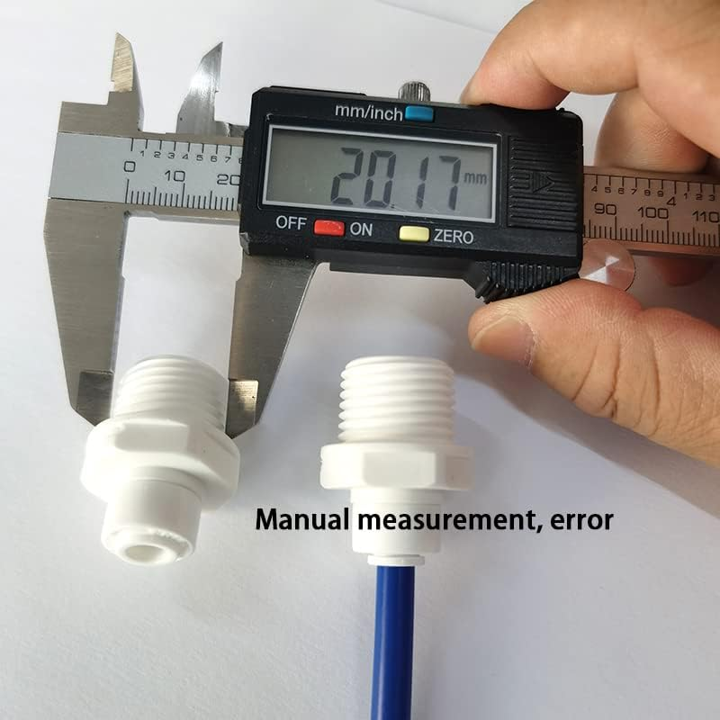 Malida 1/2" Thread Male to 1/4" Push Fit Tube Quick Connect for Water Purifiers Reverse Osmosis (5Pack) image number 1