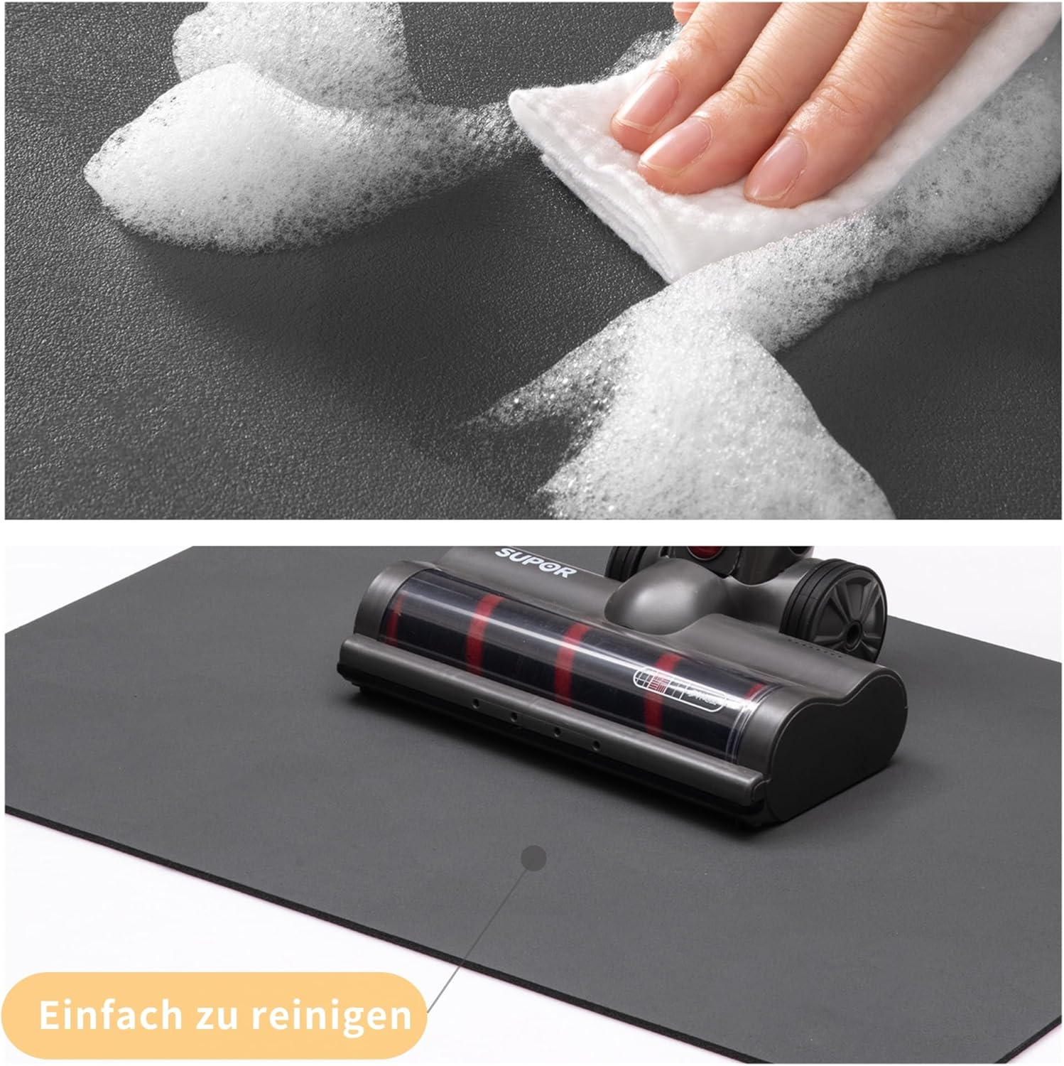 Bowl Mat, Cat Feeding Bowl Mat, 50 X 35 Cm, Waterproof Pet Feeding Mats, Non-Slip Mat, Cat Bowl, Feeding Mat, Cat Food, Feeding Bowl Mat (Grey) image number 4