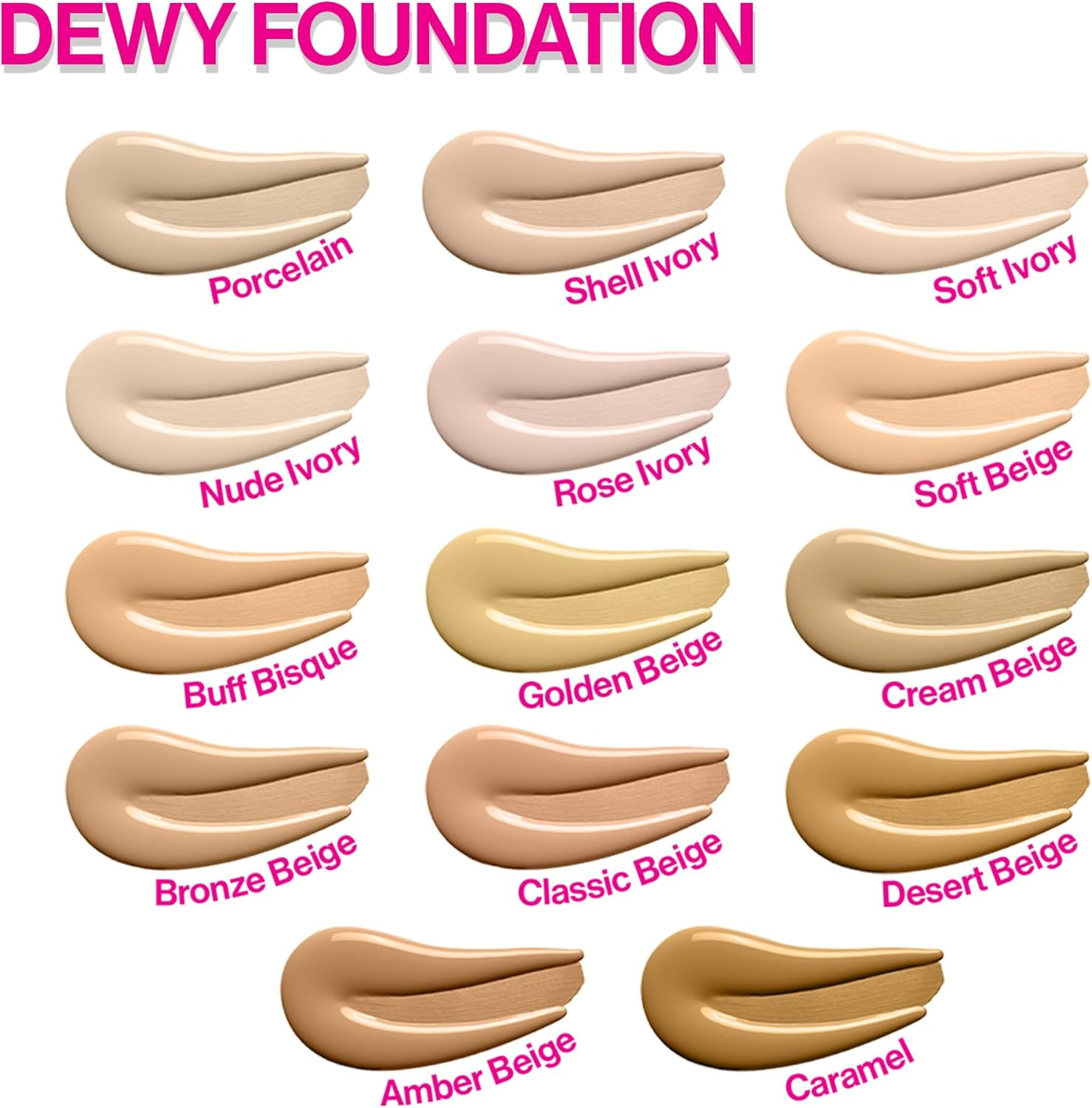 WET N WILD - Photo Focus Dewy Foundation Porcelain - 0.95 Oz (28 Ml)