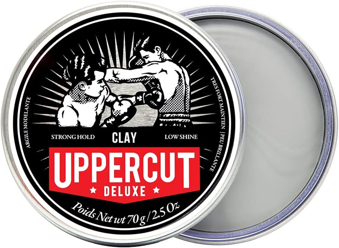 Uppercut Deluxe Clay, Strong Hold, Low Shine, 2.5 Ounces