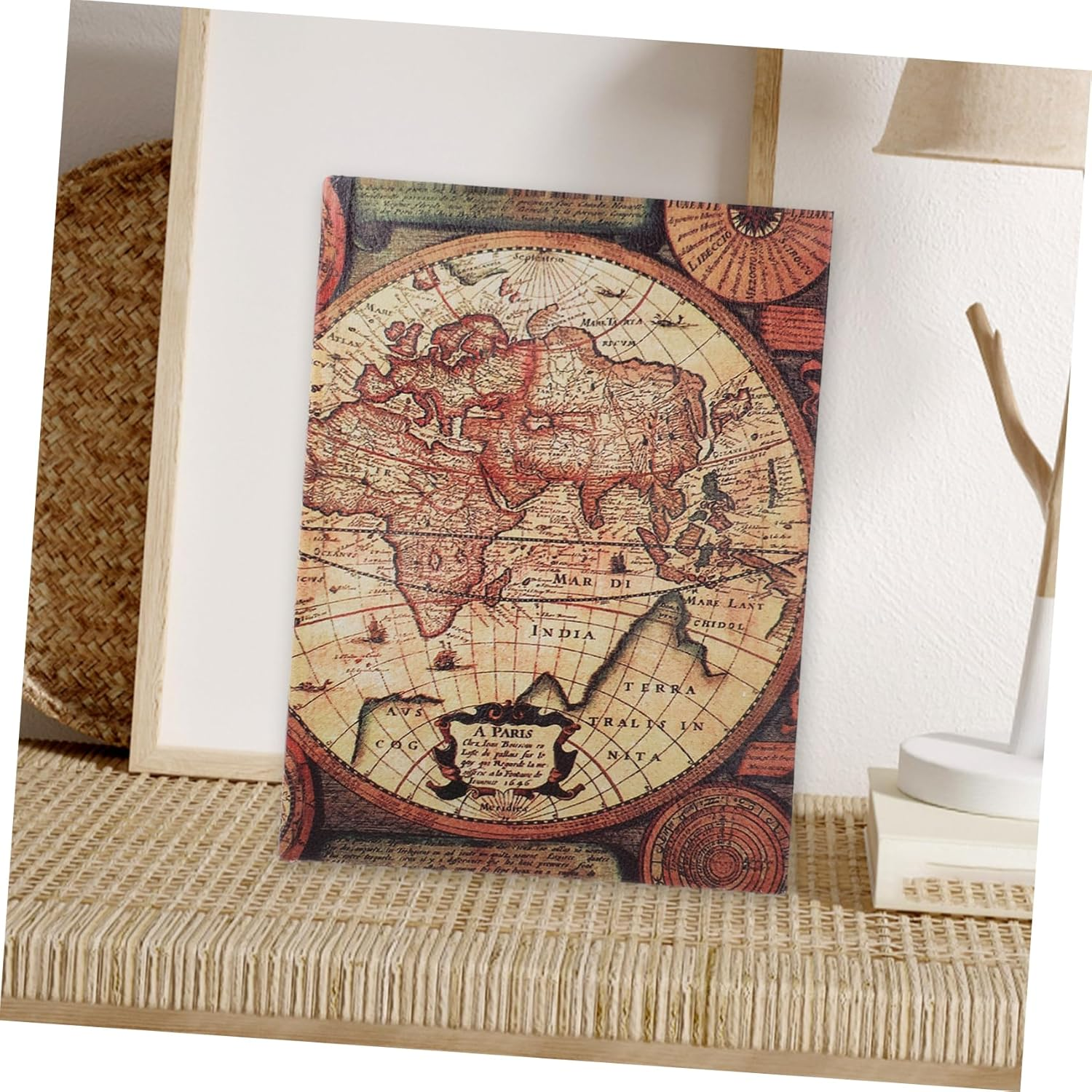 Vaguelly Vintage Faux Book Box Medium Size Rectangular Trinket Storage Box, Antique Style False Book Shaped Organizer, Decorative Bookshelf Prop for Home and Office image number 6