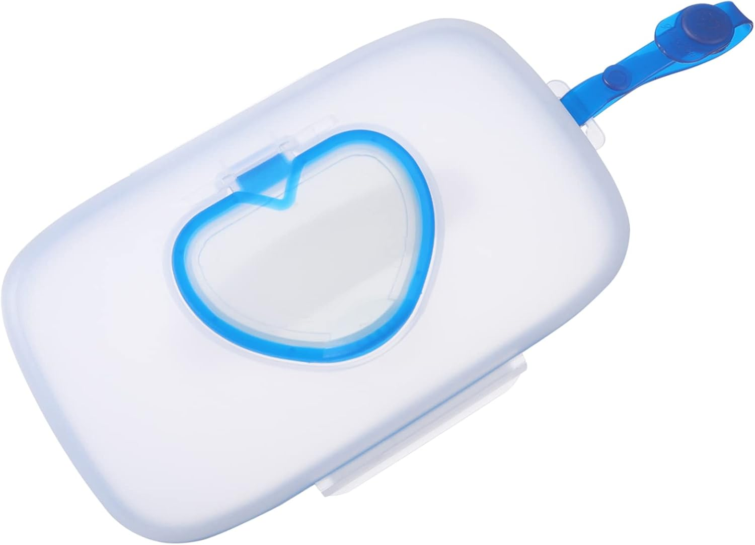 BESTYASH 1Pc Portable Hanging Wet Tissue Box Travel Friendly Wipes Holder for Stroller Crib and High Chair with Moisture Locking Seal for Outdoor Use