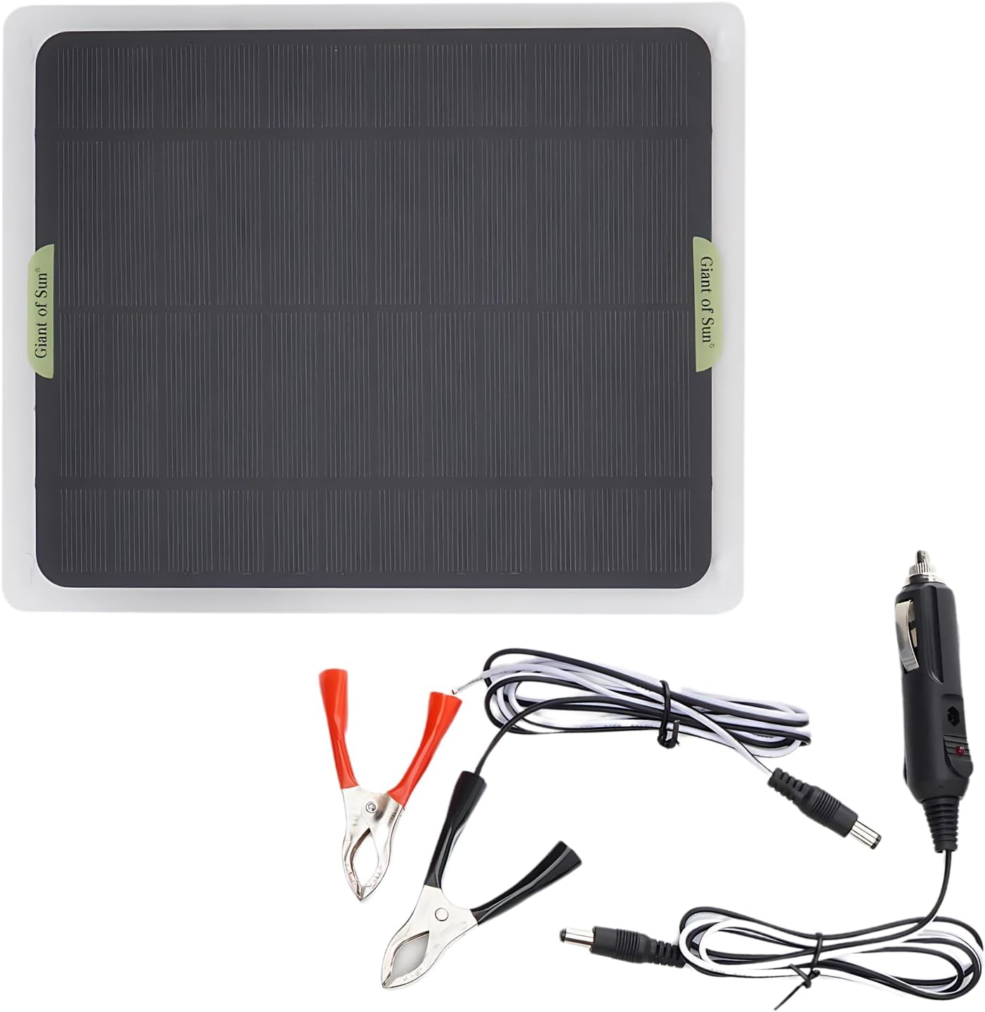Ezonedeal Solar Panel Kit,20W 12V Solar Panel Trickle Battery Charger for Car RV Marine ATV Kit Camping Boat Motorcycle Automotive Home image number 5