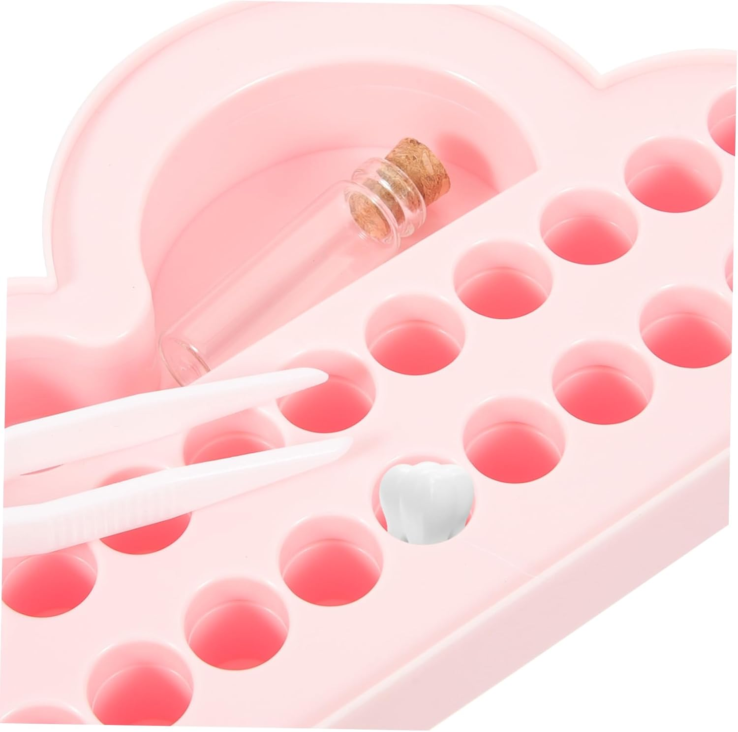 Boys and Girls Tooth Holder Large Capacity Tooth Storage Box Portable Keepsake Box Plastic Case image number 6