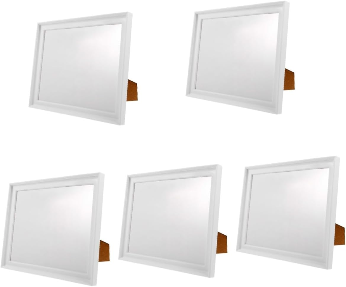 Yardwe 5Pcs Picture Frame with Birth Bracelet Holder White Newborn Keepsake Display Home Decor for Nursery Living Unique Shower Gift image number 6