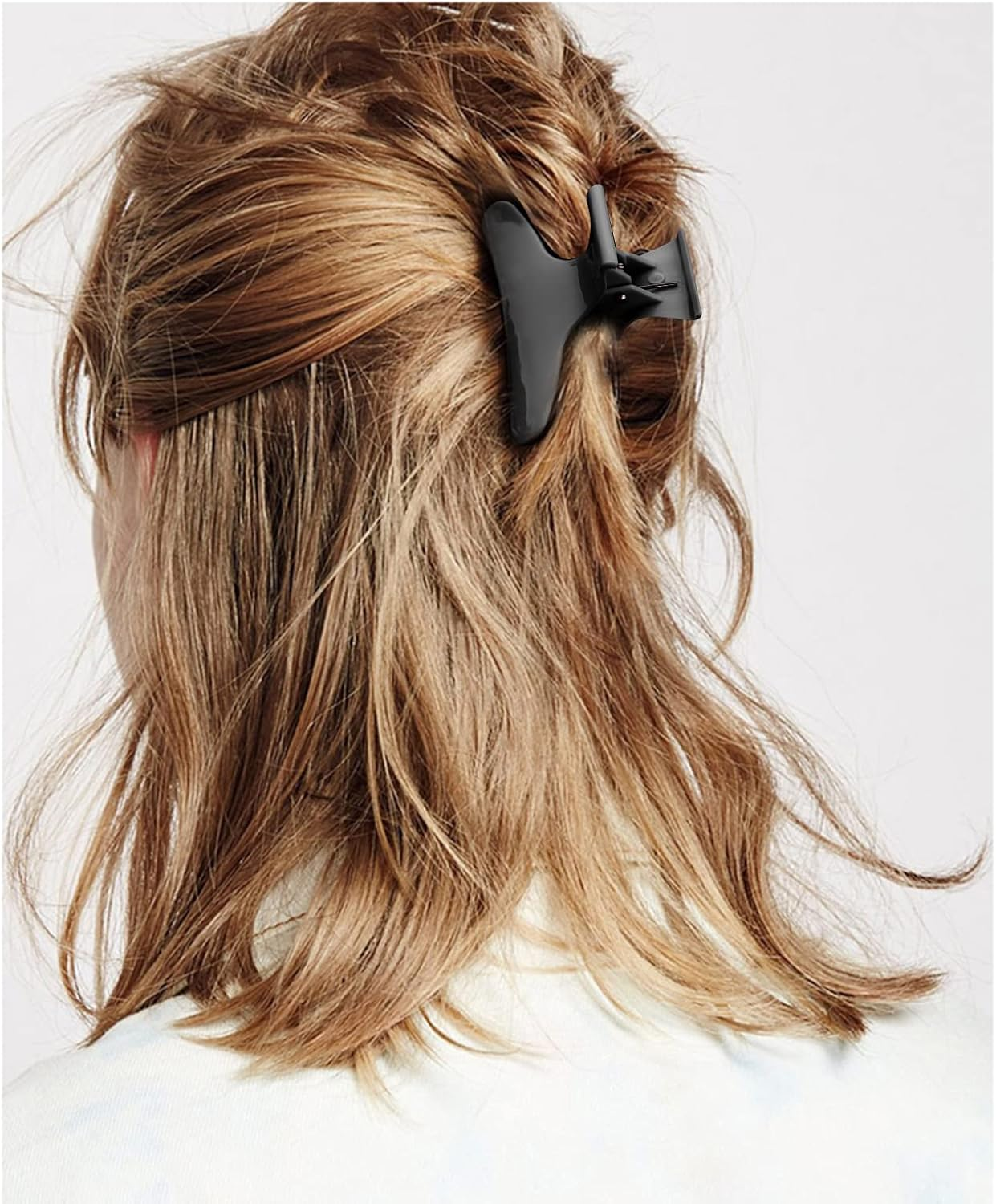 BAHABY Hair Clips for Styling Sectioning 12 Pack Black Butterfly Clamps Hair Claw Clips Pro Salon Hair Clips for Styling, Sectioning, Cutting and Coloring image number 6