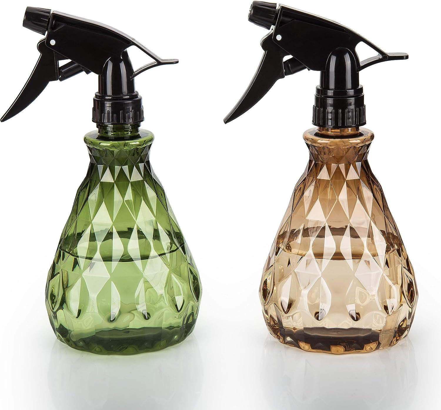 2 Pcs Spray Bottles, 500 Ml/17 Oz Empty Water Spray Bottles, Plastic Reusable Adjustable Mist Sprayer Squirt Bottles Containers Refillable for Cleaning Solutions, Gardening, Plants - Blue image number 2