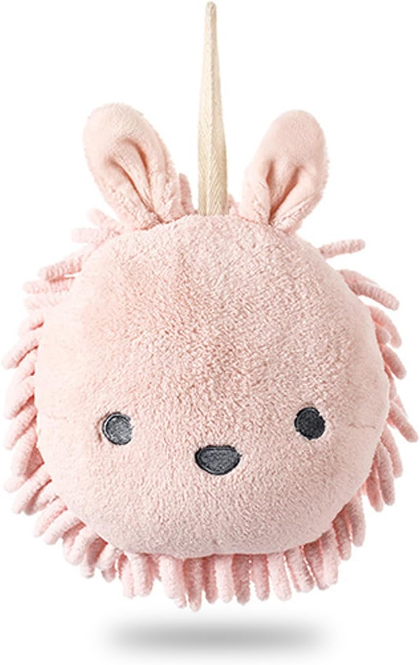 Microfiber Hanging Hand Towel &ndash; Super Absorbent, Quick-Drying, Soft & Plush with Convenient Loop for Bathroom & Kitchen Use (Pink) image number 3