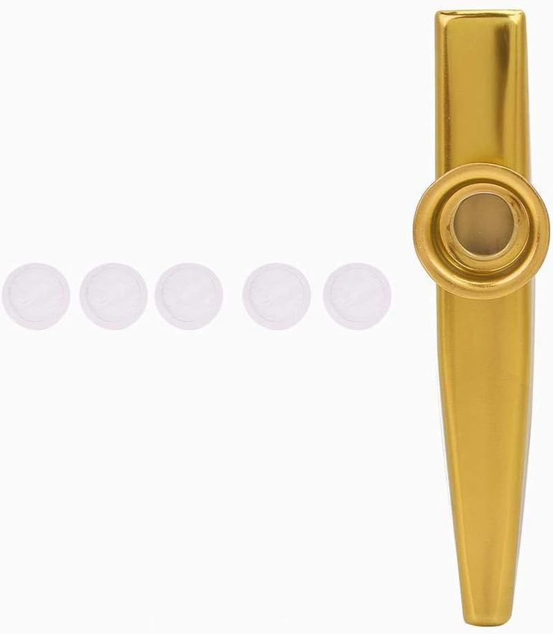 Metal Alloy Aluminum Alloy Mini Portable Ukulele Guitar Partner Easy to Learn Musical Instrument for Guitar, Ukulele, Violin, Piano Keyboard(Gold) image number 1