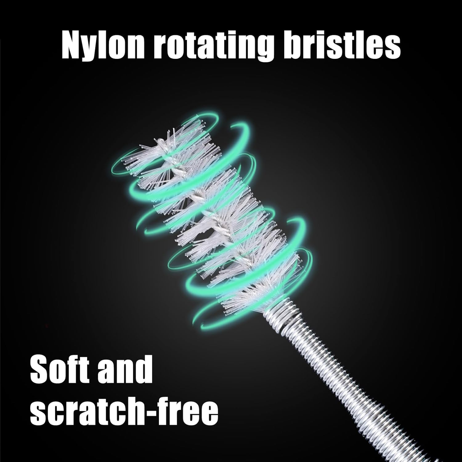 Auto Sunroof Drain Cleaning Tool, 118In Long Pipe Cleaners Include Cleaning Brush, Syringe & Syringe Hose Soft Drain Brush Pipe Cleaner for Car Wiper Sunroof Trunk Drains Hole image number 1