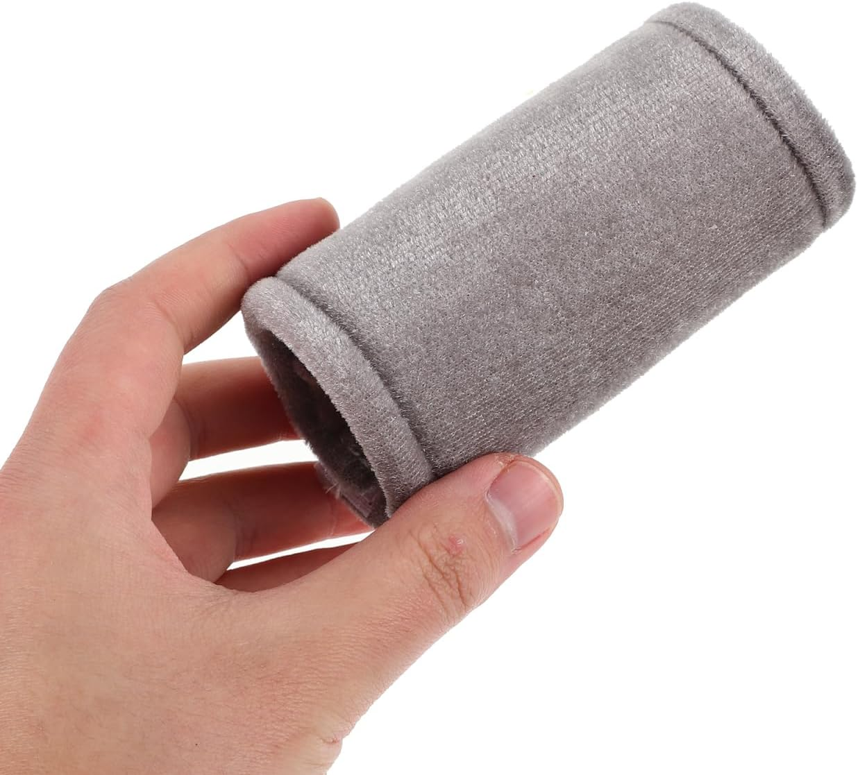 Ipetboom Velvet Crutch Pad Hand Grip Cover 2Pcs Soft Cushion Elastic Design for Elderly Mobility Equipment and Medical Supplies