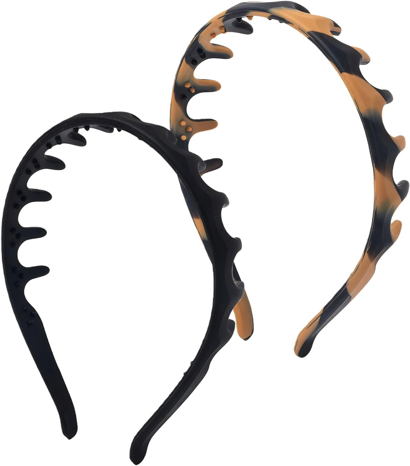 Xanthelle Hair Band, Pack of 2 Women'S Zigzag Headband for Headband Girls