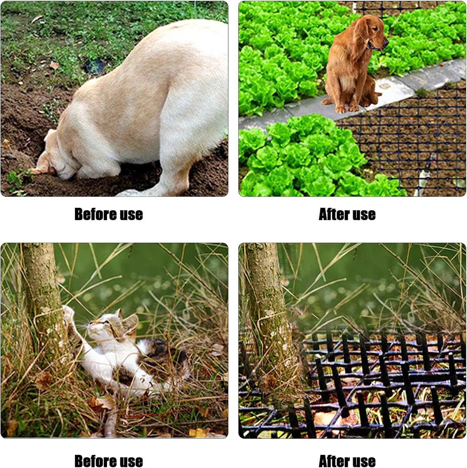 Transparent Cat Repellent Mat, 200 X 30 Cm Cat Mat with Spikes, for Peaceful Repellent of Cats and Other Animals (Black) image number 1