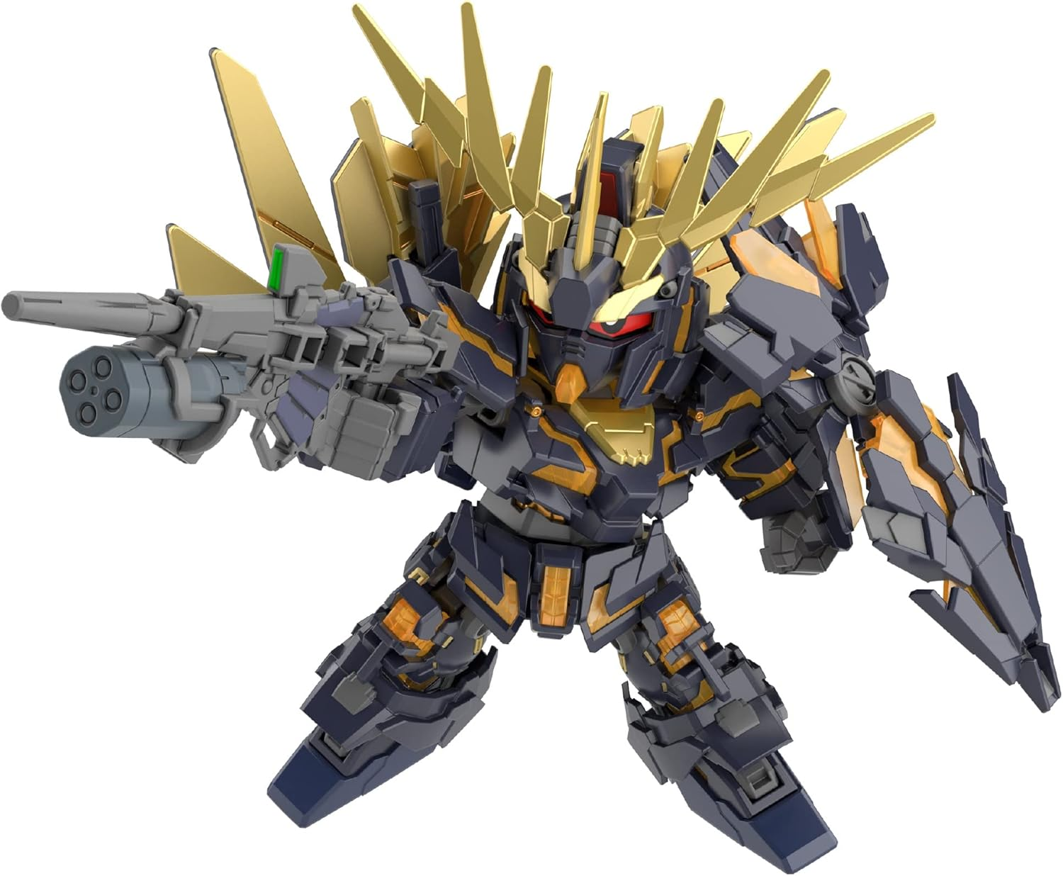Bandai Hobby SD Gundam Cross Silhouette Unicorn Gundam 02 Banshee and Banshee Norn Parts Model Kit