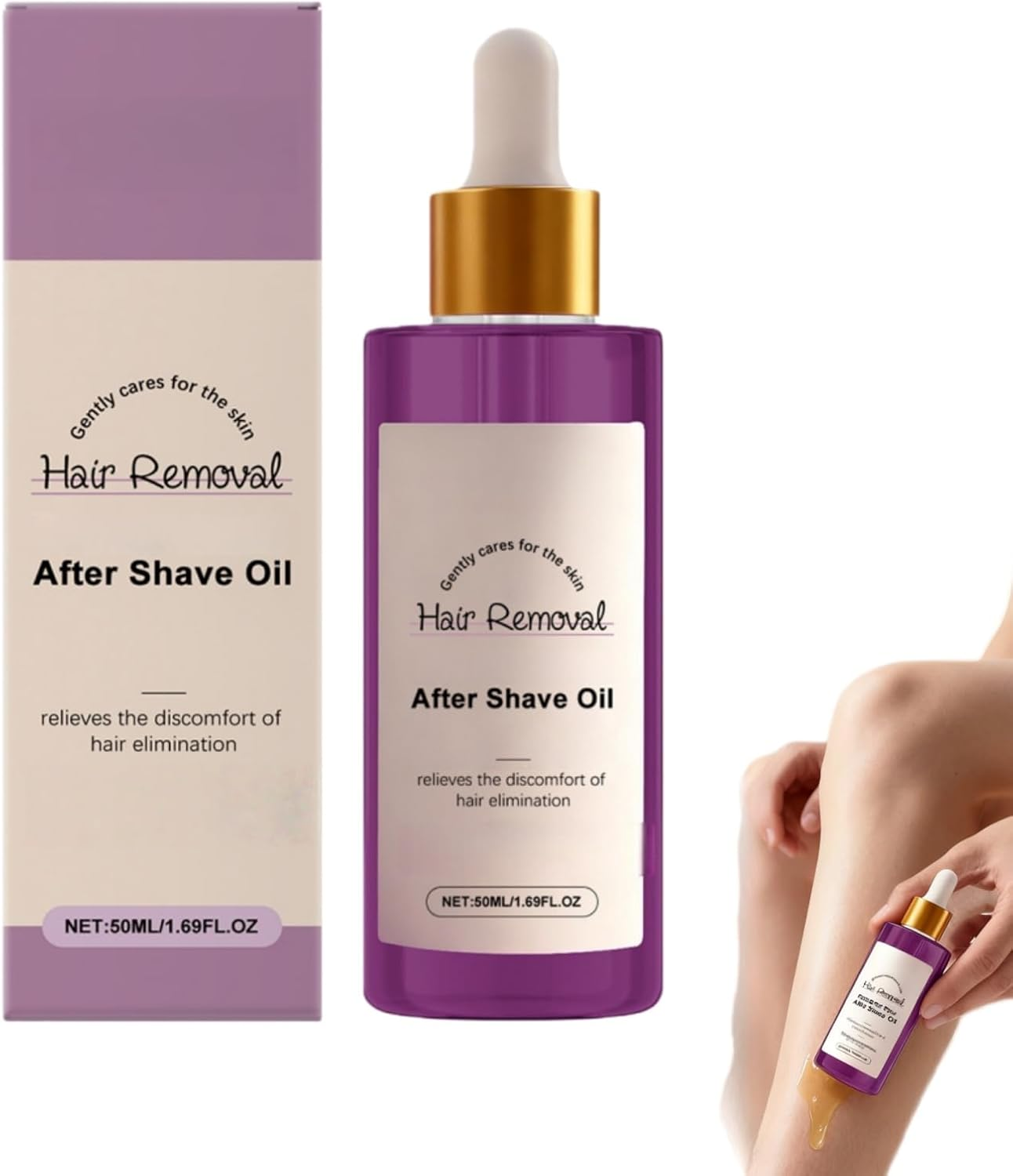 After Shave Oil for Women - Soothing & Moisturizing Formulation for Ingrown Hairs & Dryness, Soothes & Cool Skin to Help Prevent Ingrown Hairs& Razor Bumps, after Wax Care for All Skin Types (3)