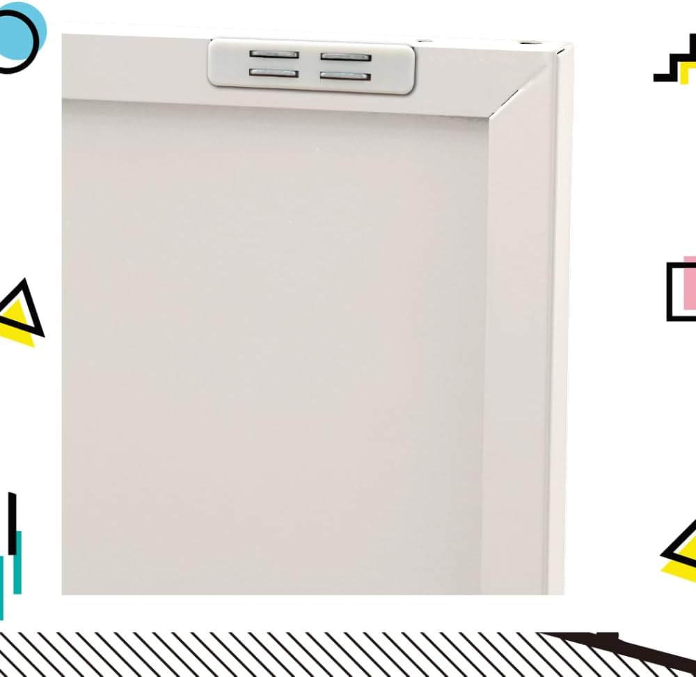 Artissin Locker, Metal Sideboard Buffet Cabinet Bedside Table Shoe Storage TV Cabinets Organiser Home Bedroom Kitchen Living Room Bathroom Furniture, with Adjustable Shelf Handy Hook White image number 6