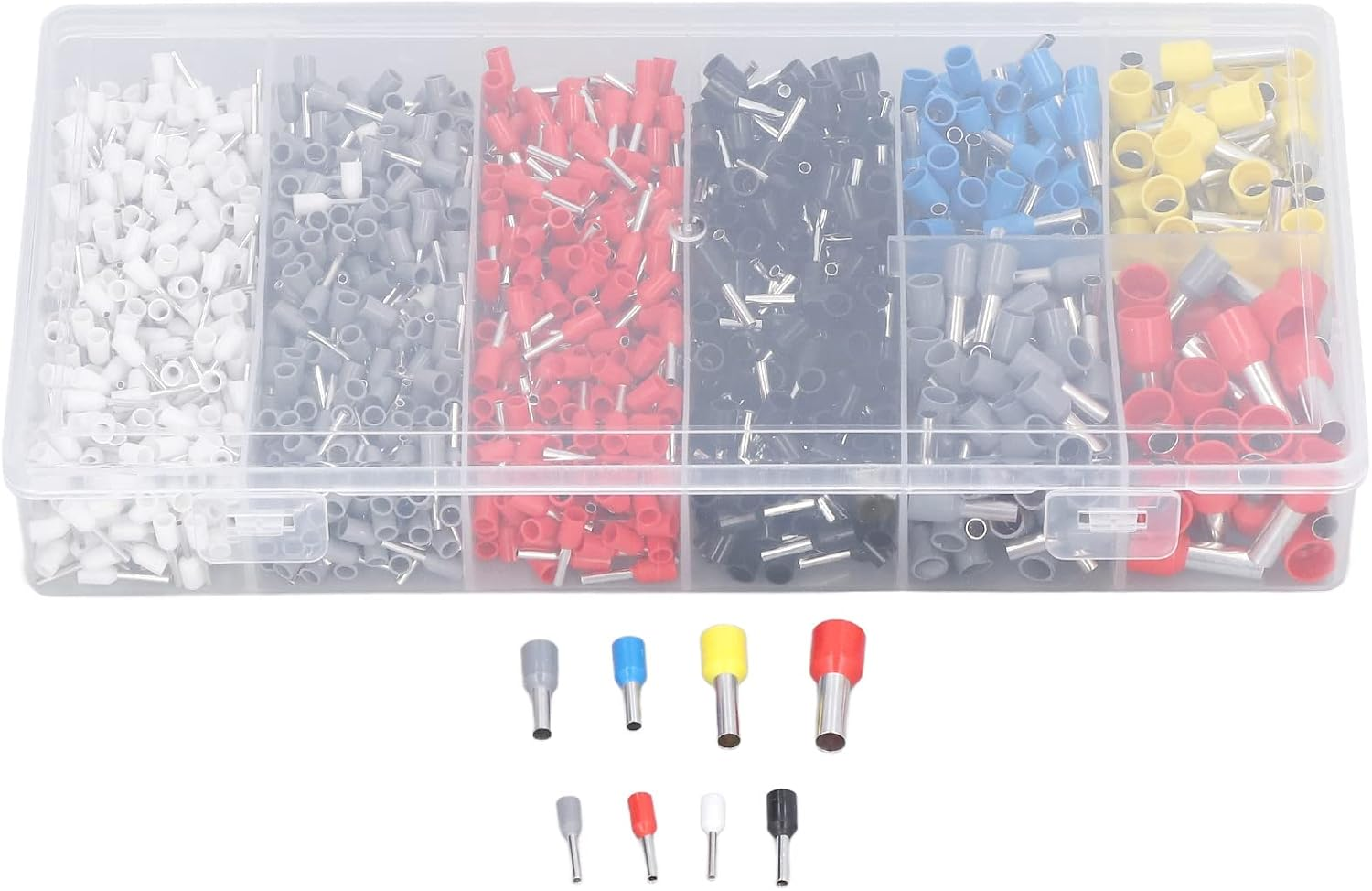 Copper Ferrule Crimping Tool Kit Efficiently Strips Terminals Portable Set for Various Equipment image number 2