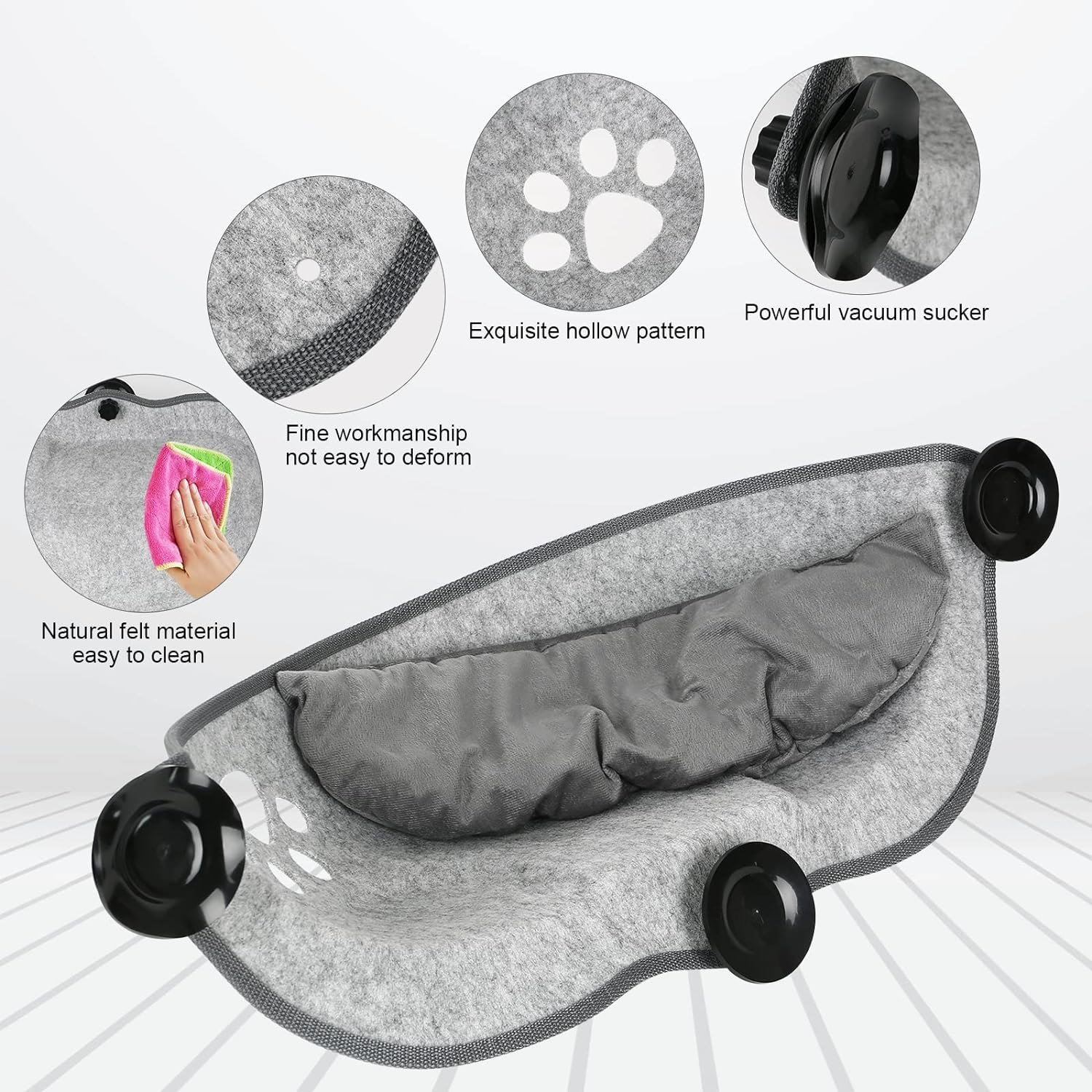 Cat Hammock, Cat Window Lounger, Cat Lounger Window, Cat Window Seats, Cat Hammock, Window Seat Hammock, Window Cat Bed image number 5