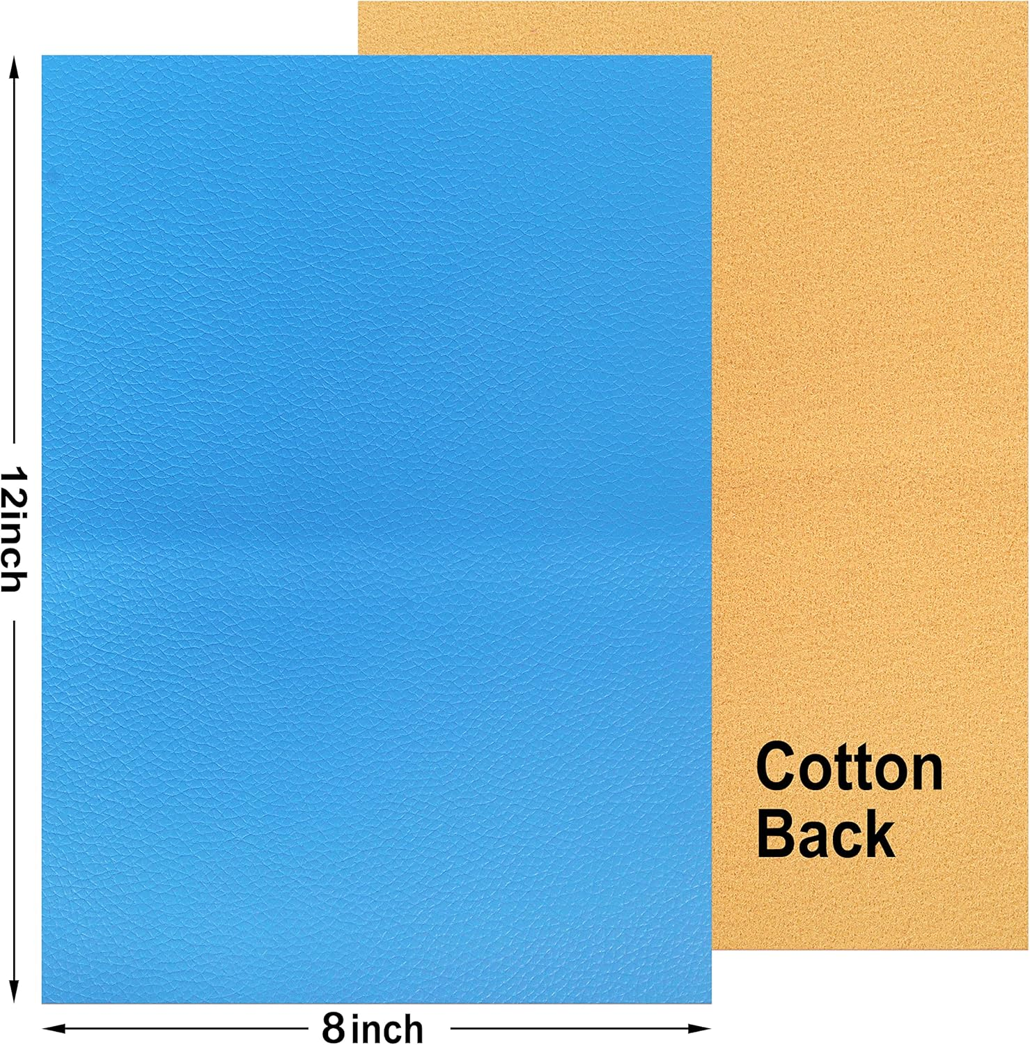 ZAIONE Random Faux Leather Sheets: Glitter Plaid Print Leather 20Pcs 8X12 Inch Grain Texture Embossed Colors Pattern Leather for Earrings Crafts image number 3