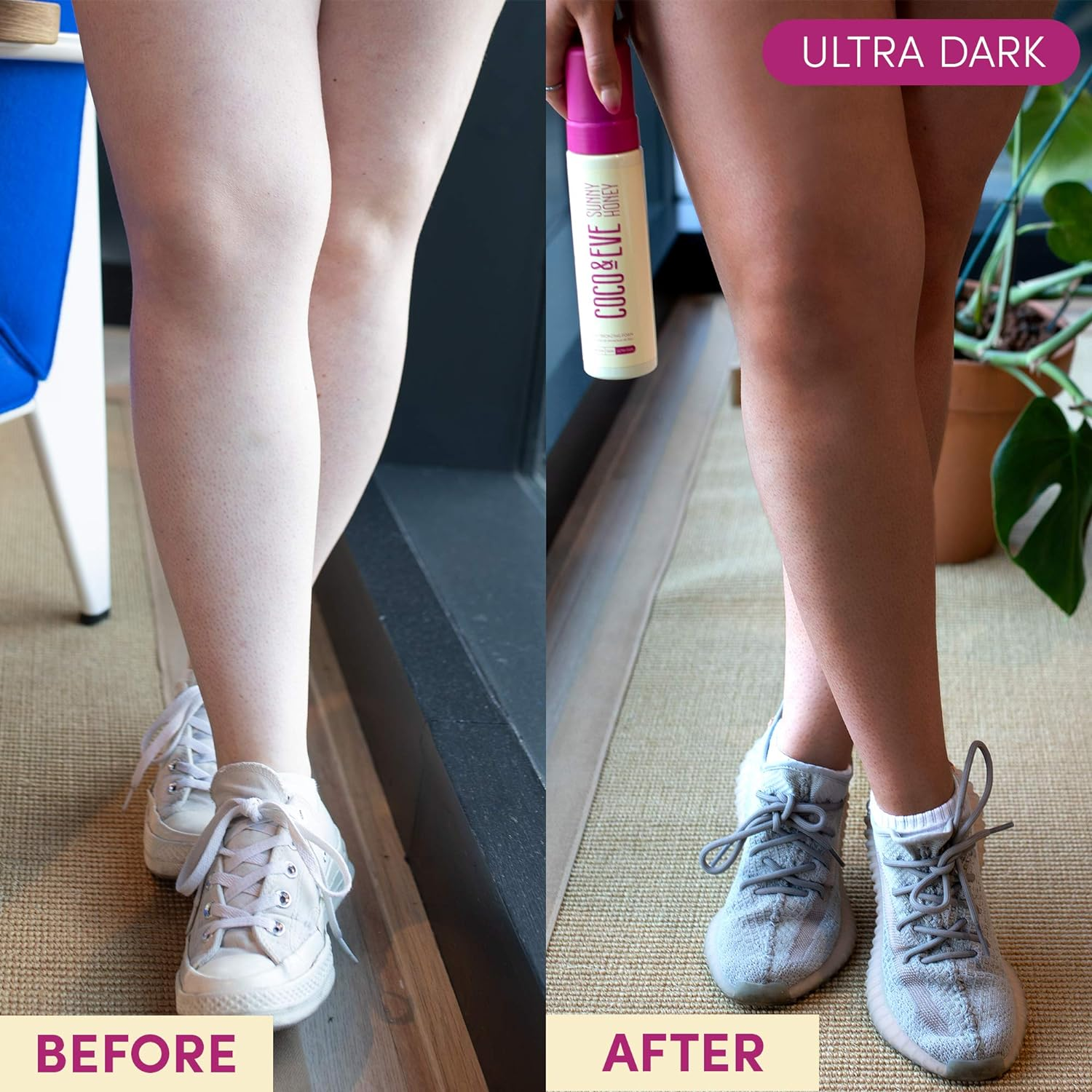 Coco & Eve Sunny Honey Bali Bronzing Deluxe Vegan Kabuki Self Tanner Brush image number 1