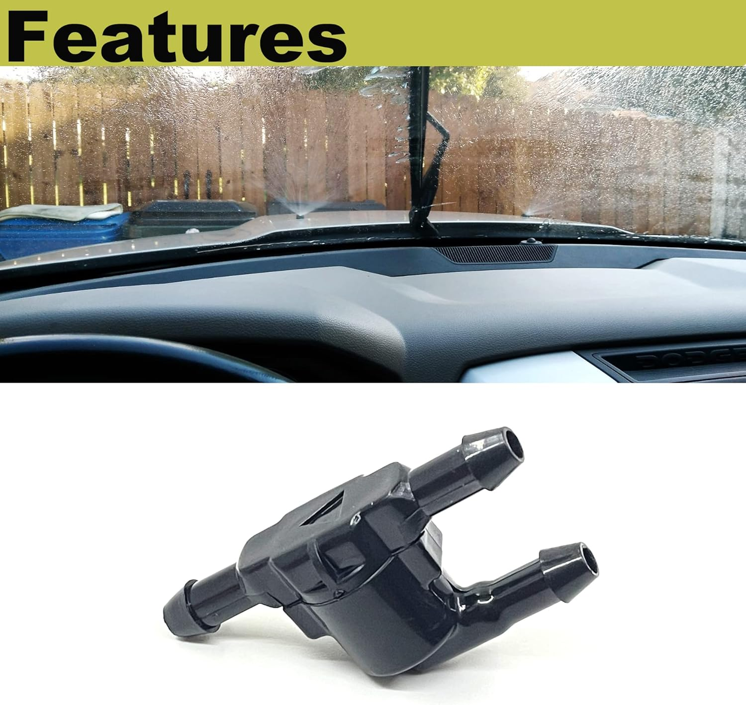 85321-28020 Windshield Washer Nozzles Kit, Automotive Replacement Parts Compatible with Toyota Scion Lexus image number 4