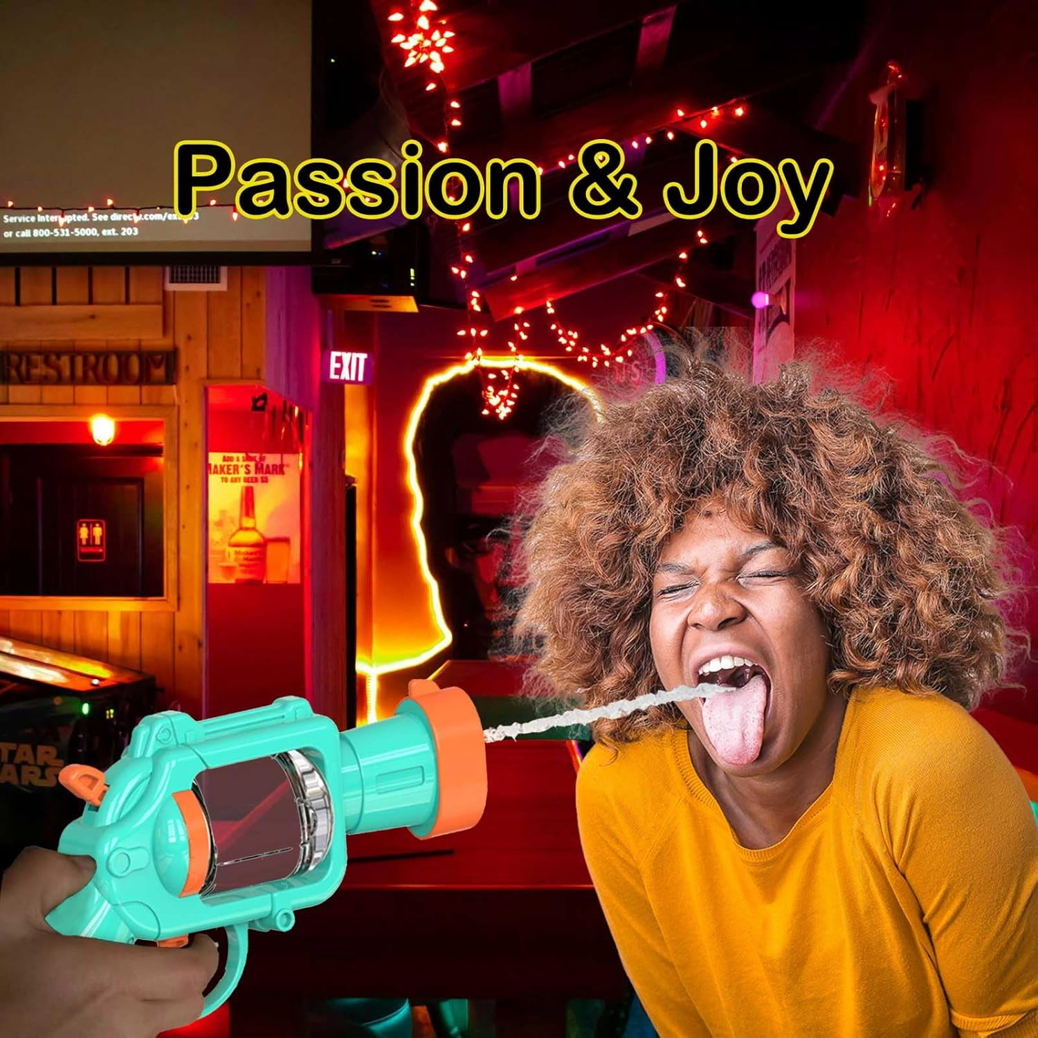 OUYOOLE Shot Glass Adult Beverage Shooter, Shotgun Beer Gun, Beer Shotgun for White Elephant Bachelor Party(Blue) image number 5