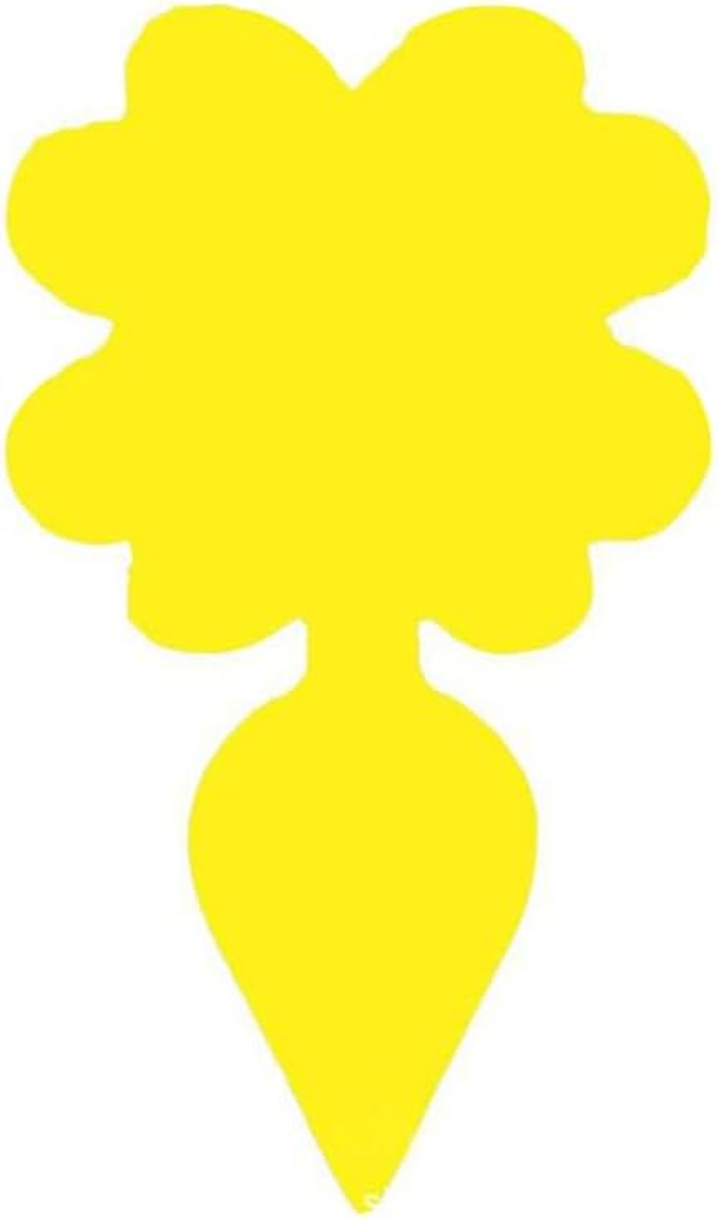 Weforu 60 Pack Sticky Fly Traps, Dual-Sided Yellow Sticky Traps, Portable Insect Traps for Flying Plant Insect Fungus Gnats, Mosquito Flies