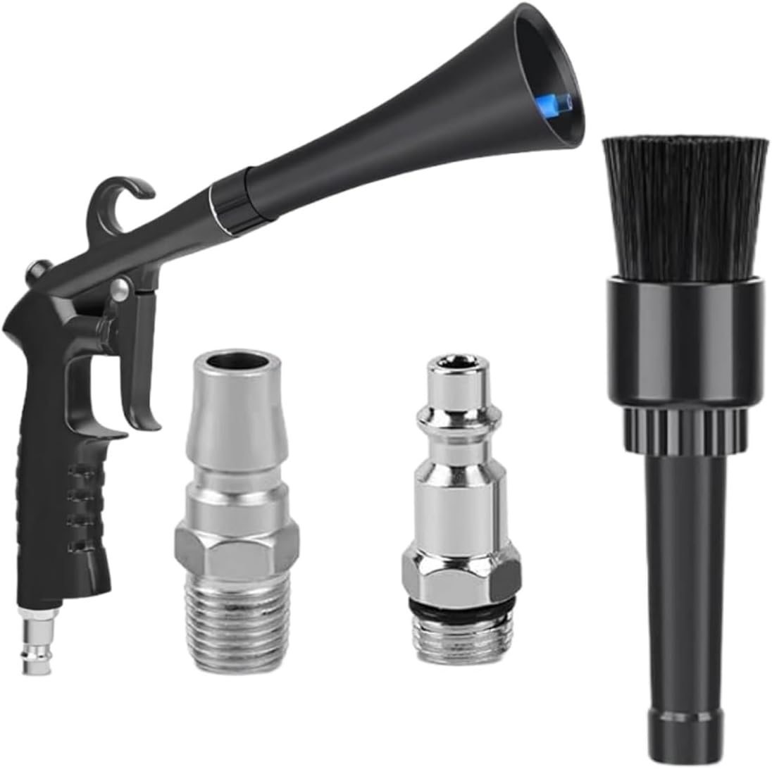 Car Interior Spray Dragon Roll Car Cleaning Set, Car Beauty Tool, Used for Quickly Blowing off Dirt and Dust on the Car, with 3 Connectors image number 1