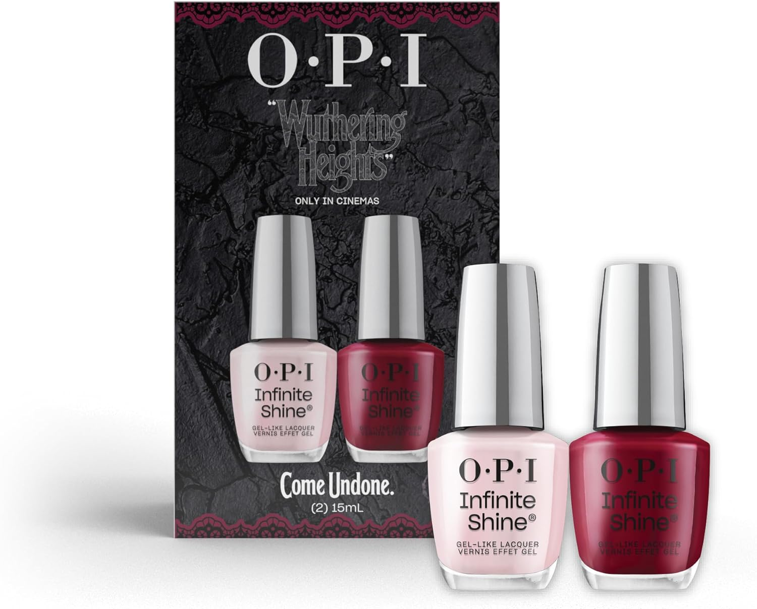 OPI "Wuthering Heights" Infinite Shine Duo Pack, Reds