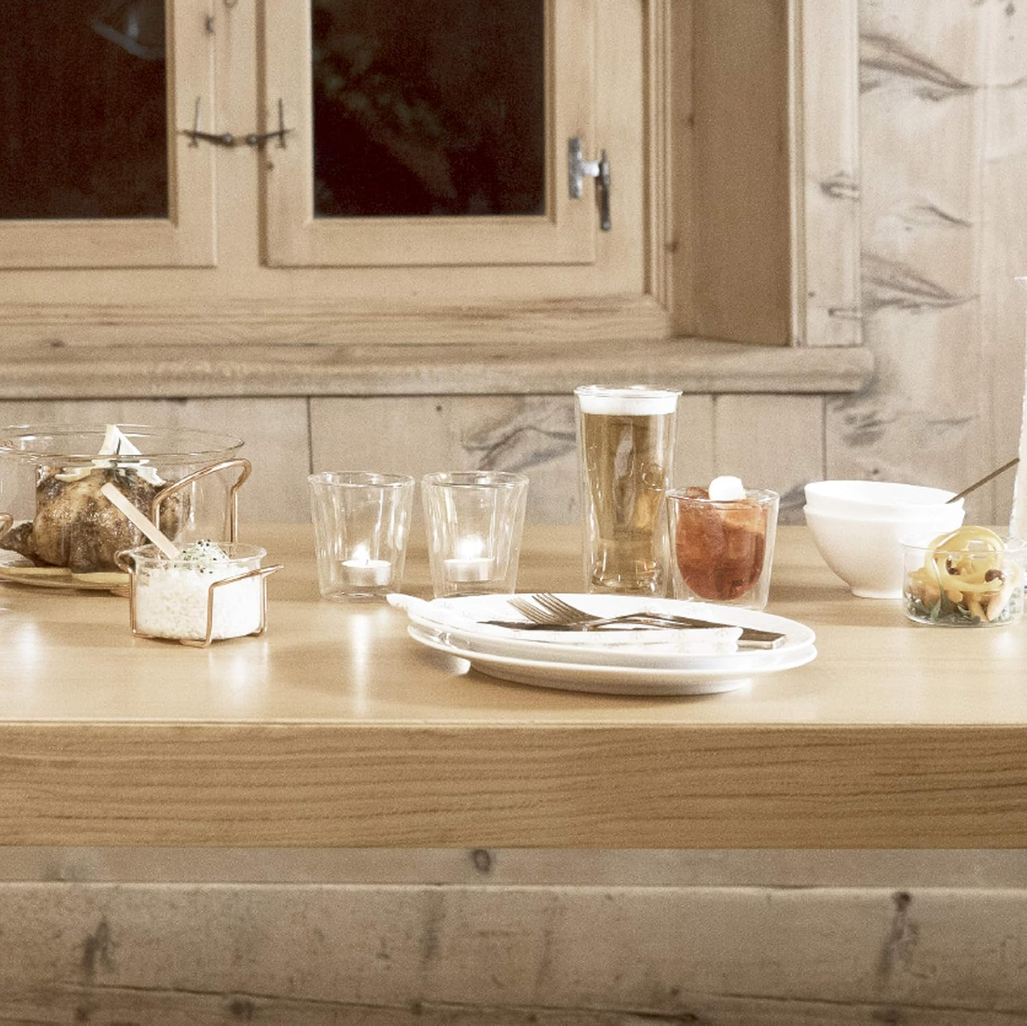 Bodum 2 Piece 12 Oz SKAL Double Wall Glass, Clear image number 6