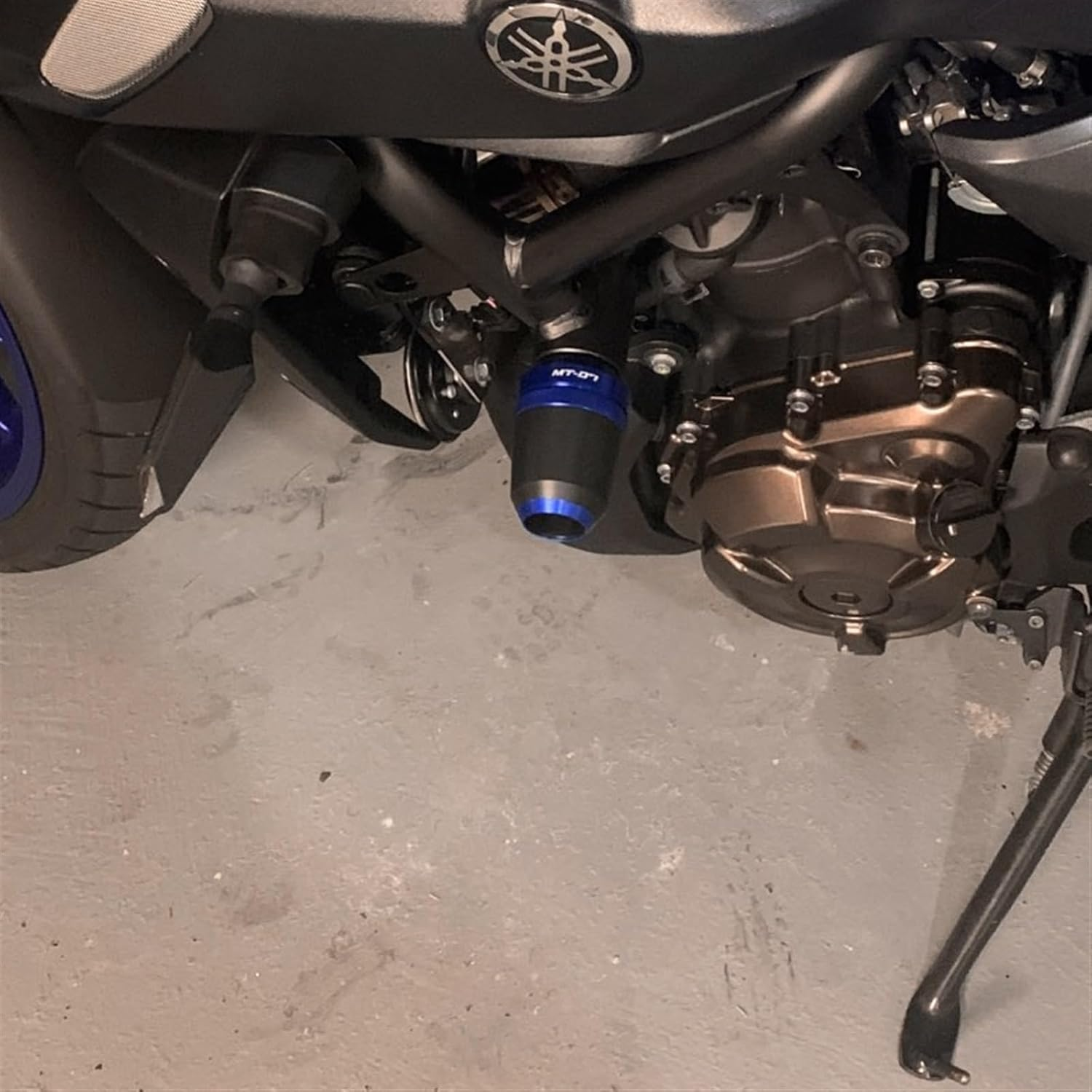 Motorbike Frame Sliders for Y┐Amaha MT07 MT 07 MT-07 FZ07 Tracer 2014-2022 2021 Motorcycle Accessories Frame Sliders Crash Protectors Falling Protection (Color : Gray, Size : B) image number 3