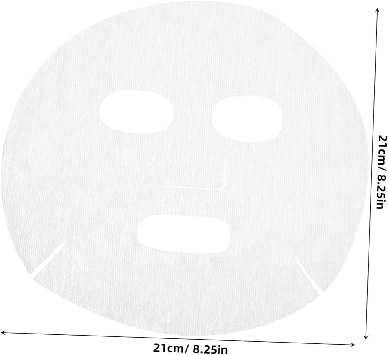 Garneck Sheet Mask Pack 100Pcs Disposable Face Mask Pure Cotton Ultra-Thin for Sensitive Skin Daily Use image number 5