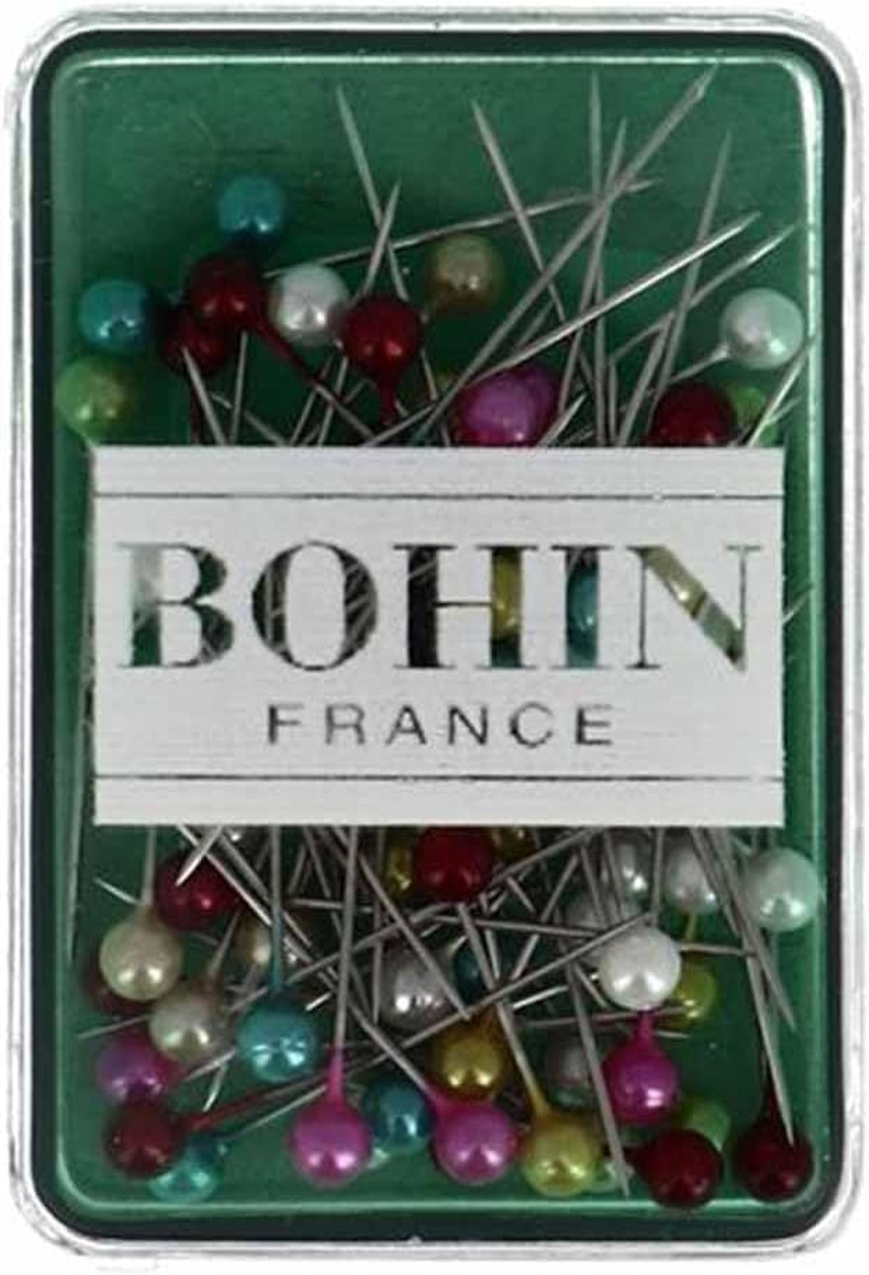 Bohin 26897 Pearlised Headed PINS Box of 70, One