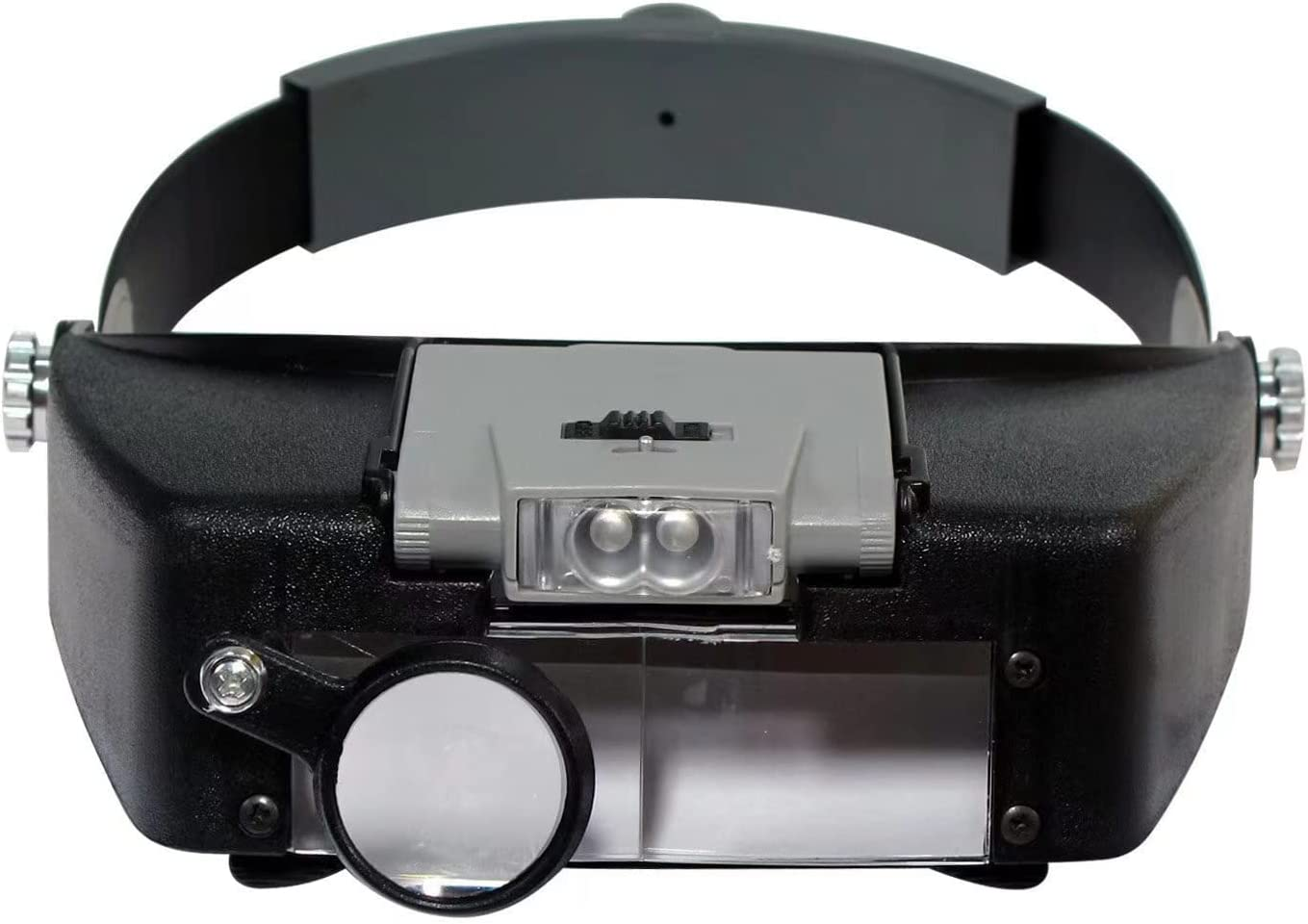 Professional Headband Magnifier - Magnifying Glass Hand-Free Loupe with LED Light for Reading,Watch Repair,Crafts,Jewelry Close Work image number 4